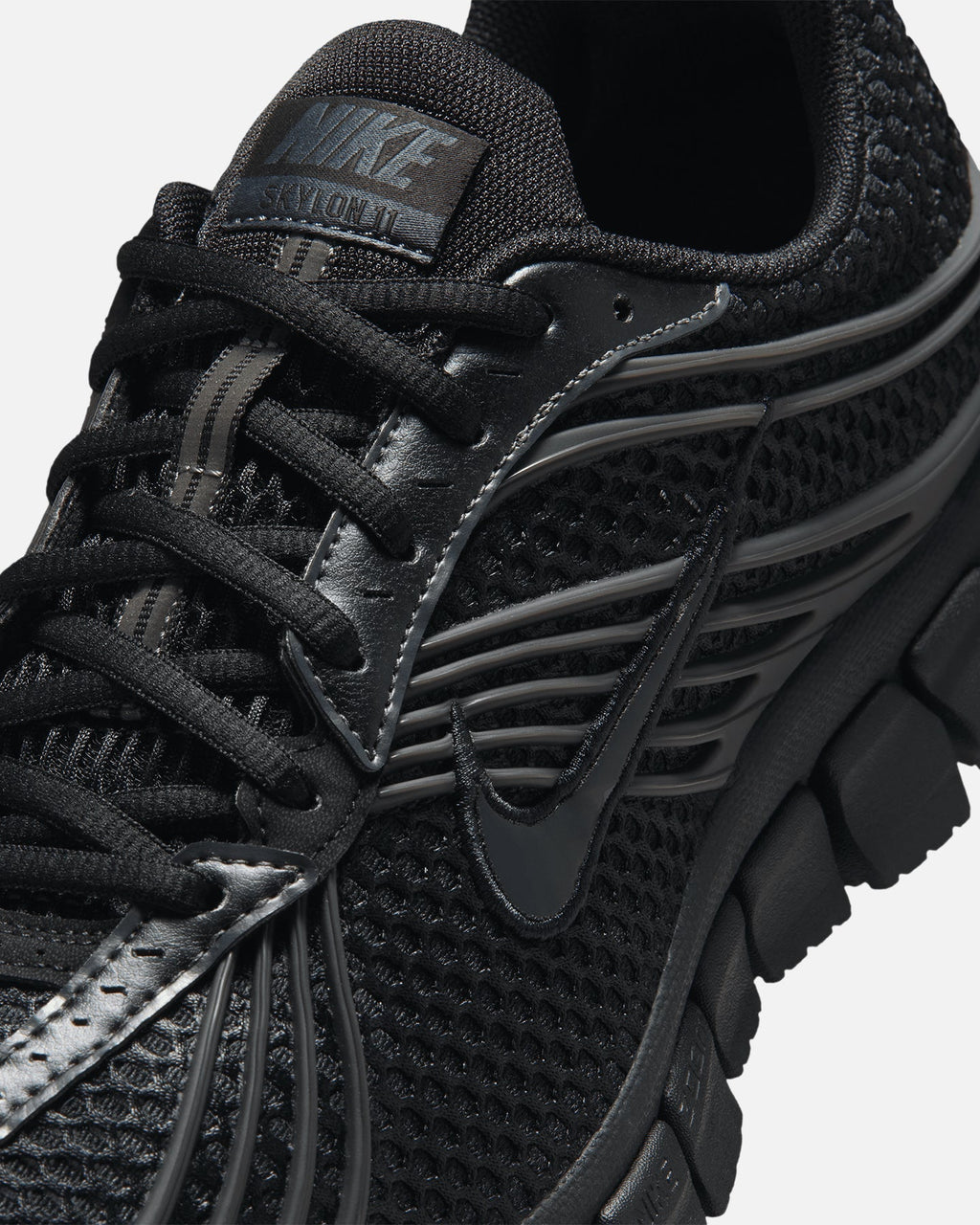 Men's Low-Cut Cushioned Running Shoes - Black