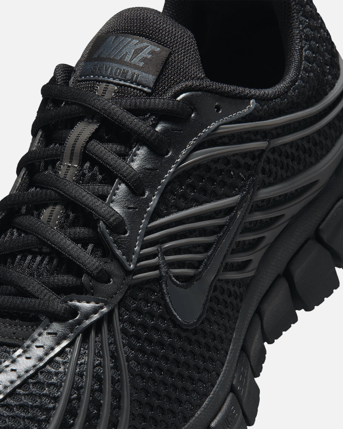Men's Low-Cut Cushioned Running Shoes - Black