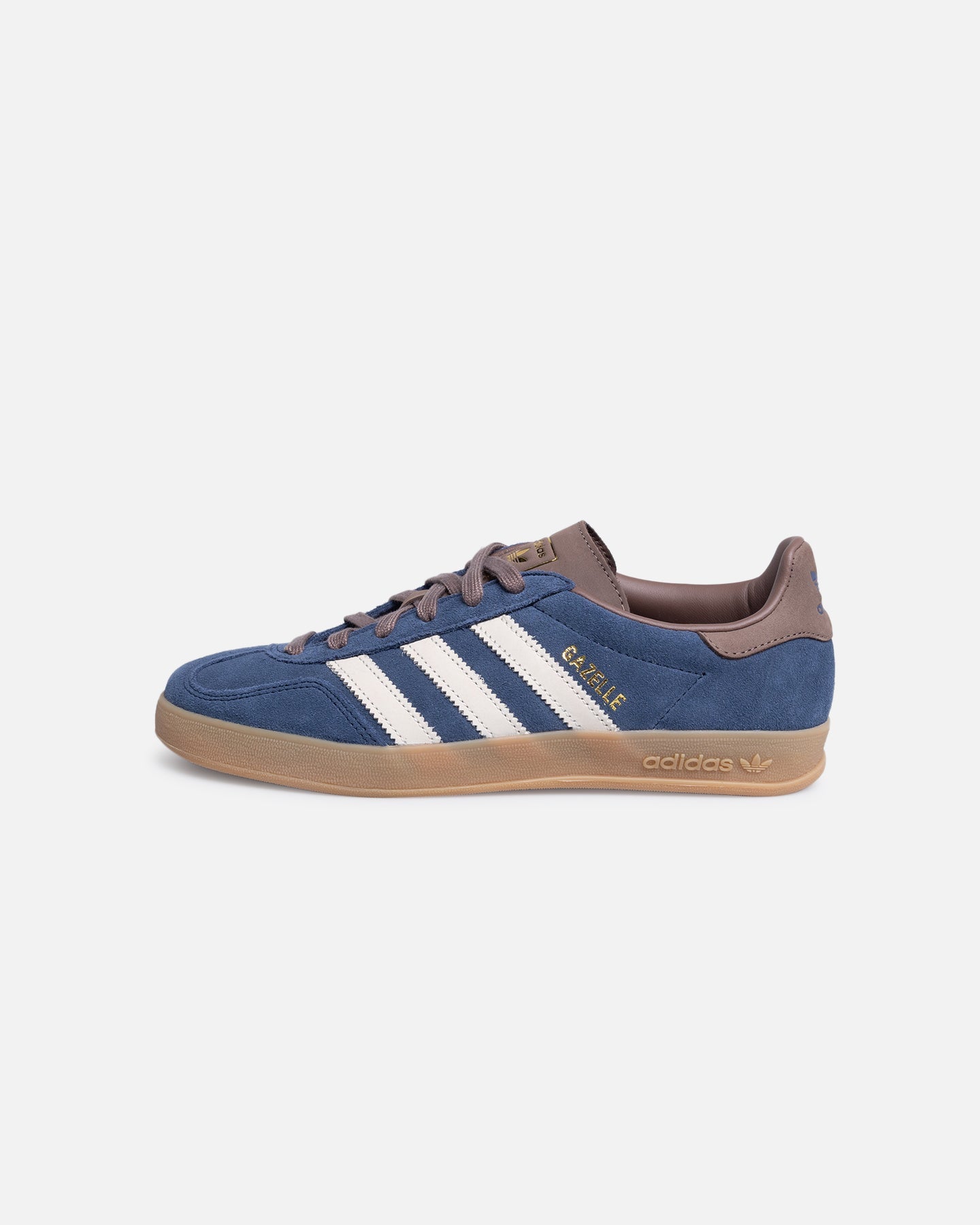 Men's Suede Low-Top Casual Trainers - Night Indigo
