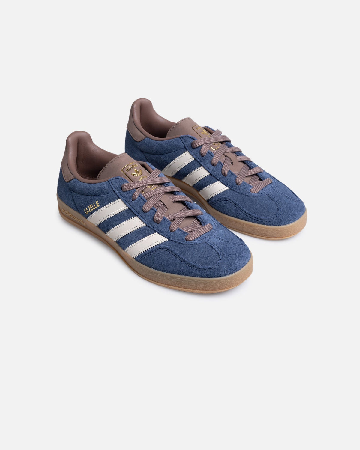 Men's Suede Low-Top Casual Trainers - Night Indigo
