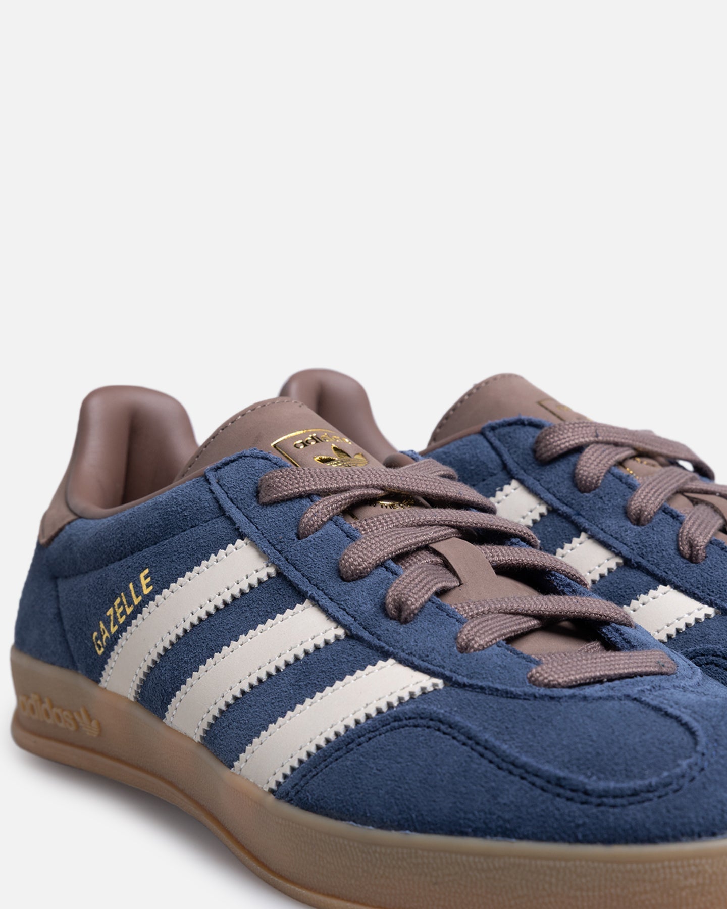 Men's Suede Low-Top Casual Trainers - Night Indigo