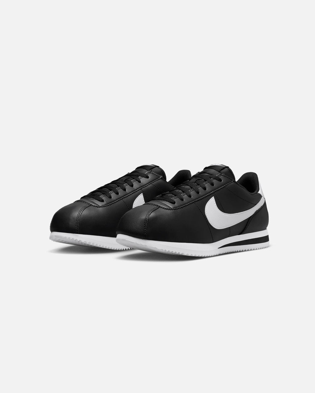 Retro-Inspired Low-Cut Casual Sneakers - Black/White
