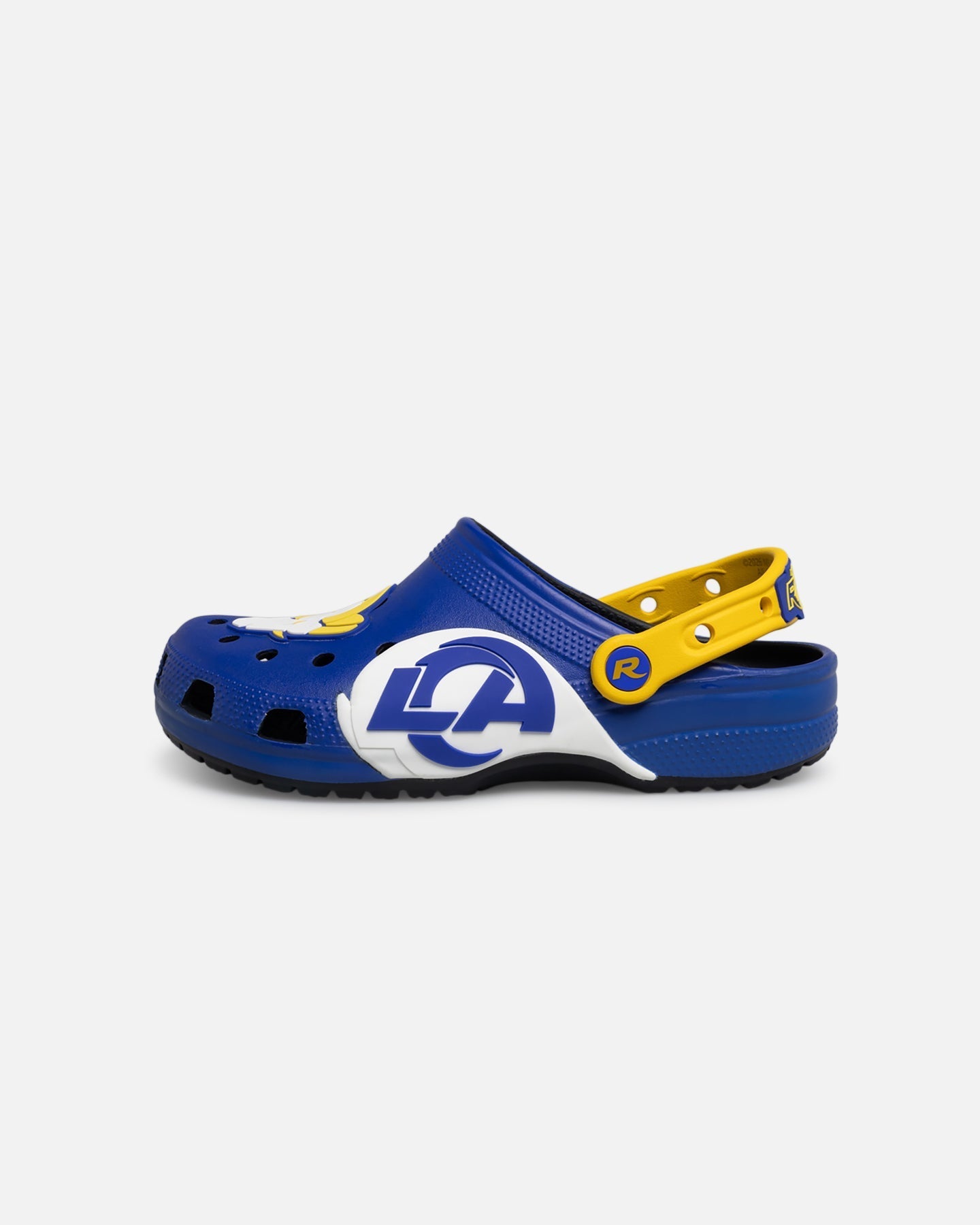 Moulded Slip-On Clogs - Blue/Yellow