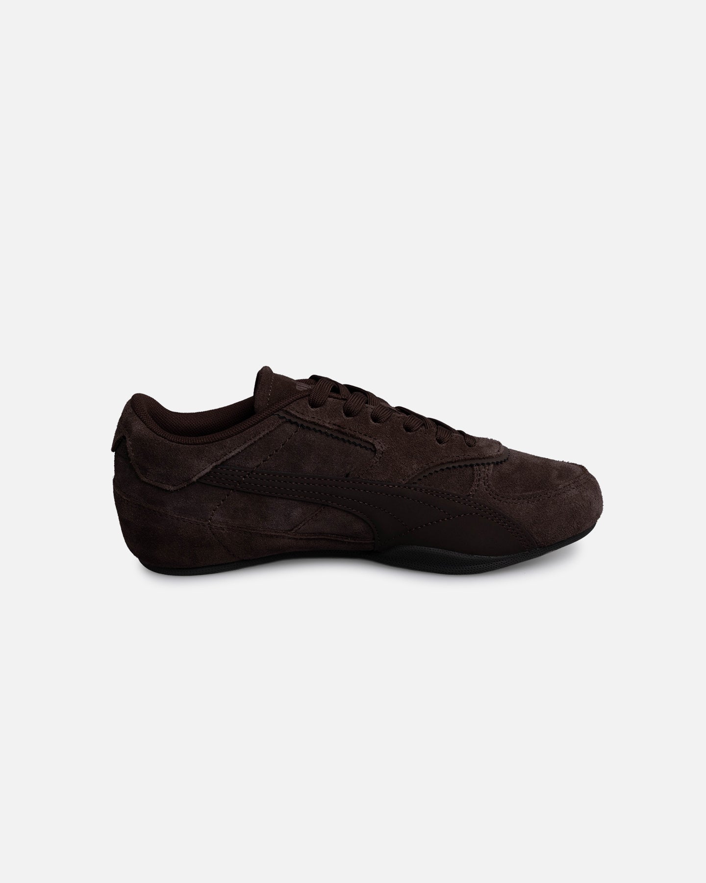 Women's Suede Low-Top Casual Shoes - Chocolate