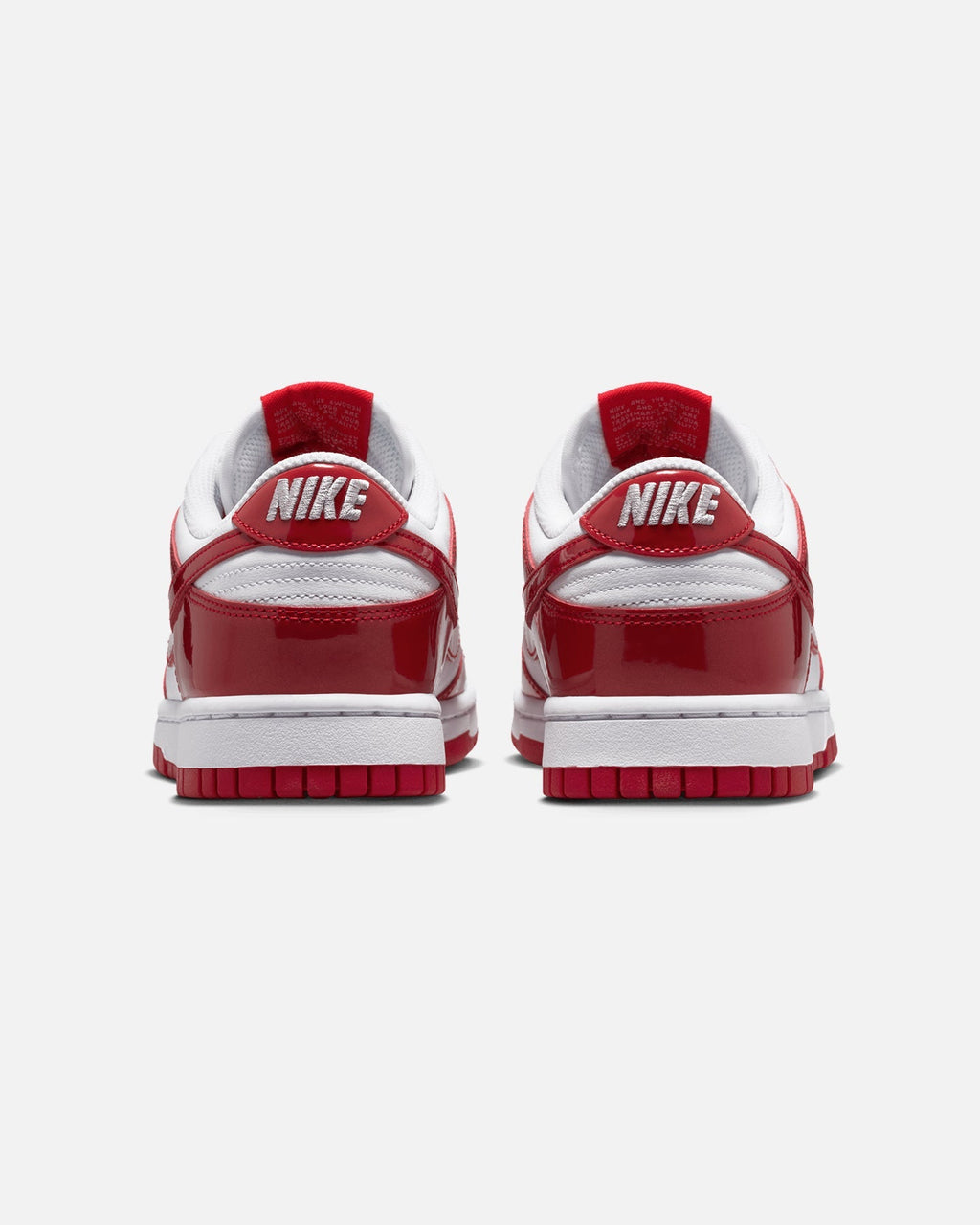Women's Low-Top Casual Sneakers - White/University Red