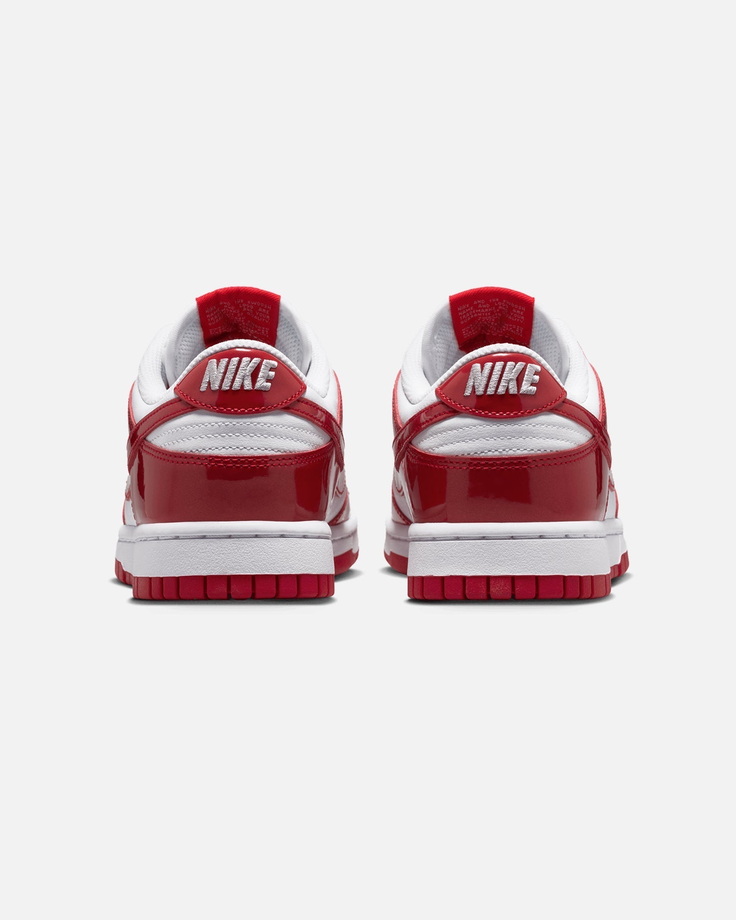 Women's Low-Top Casual Sneakers - White/University Red