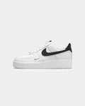 Women's Low-Cut Leather Casual Trainers - White/Black