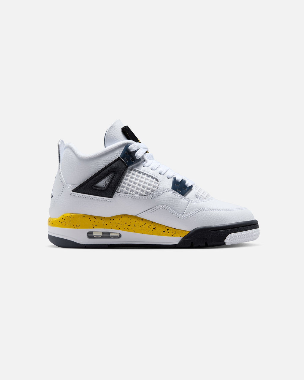 Kids' Mid-Cut Casual Sport Shoe - White & Yellow