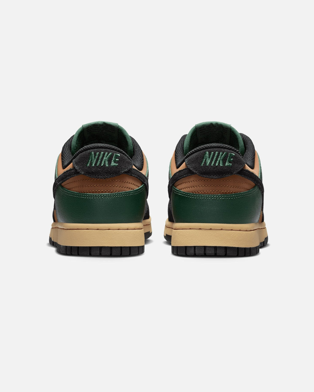 Classic Low-Cut Lifestyle Sneakers - Fir Green, Black & Tan