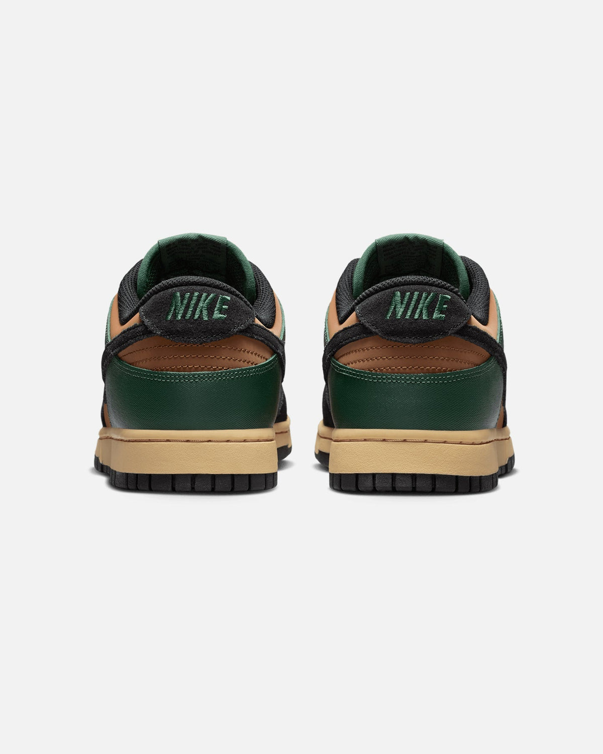 Classic Low-Cut Lifestyle Sneakers - Fir Green, Black & Tan