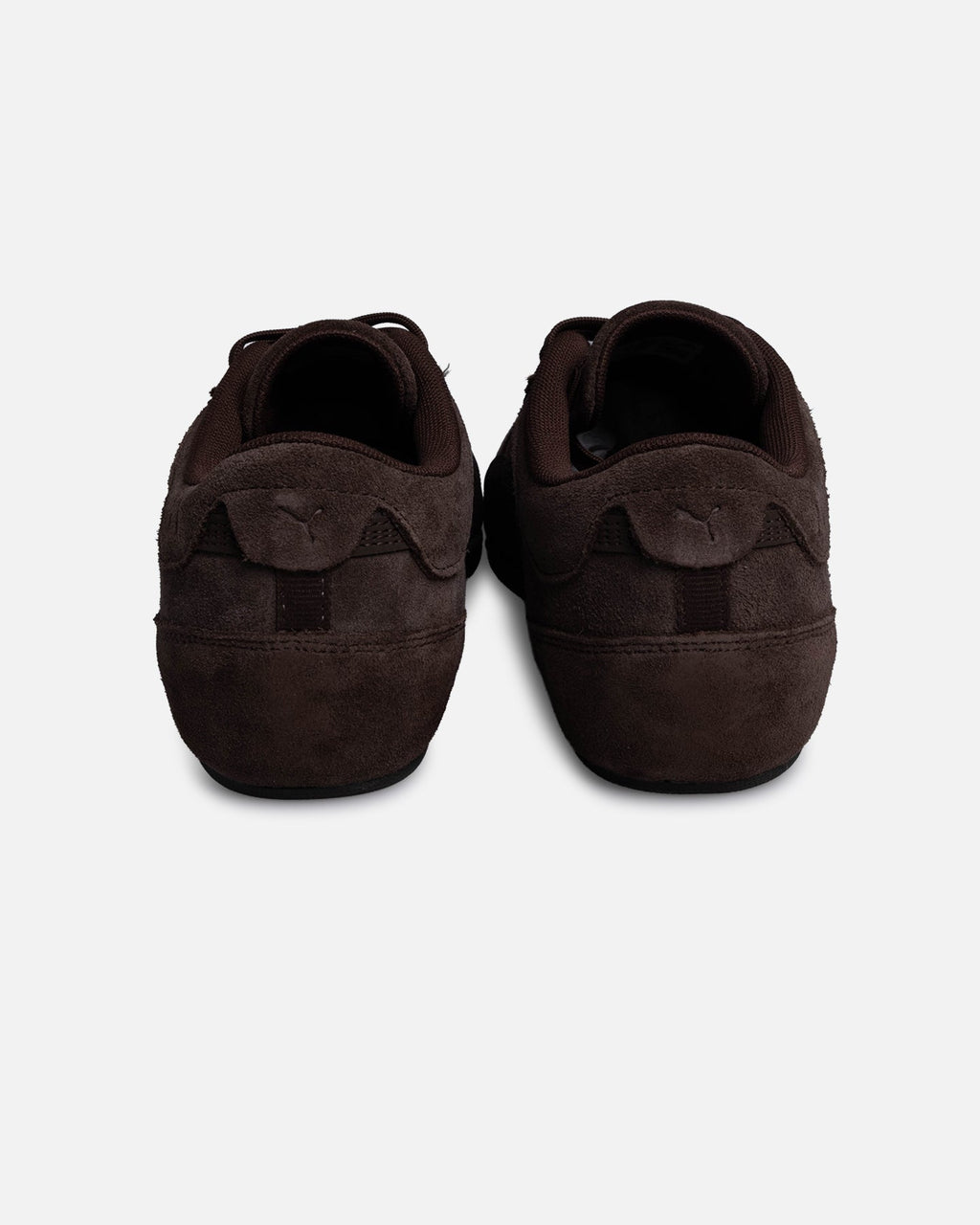 Women's Suede Low-Top Casual Shoes - Chocolate