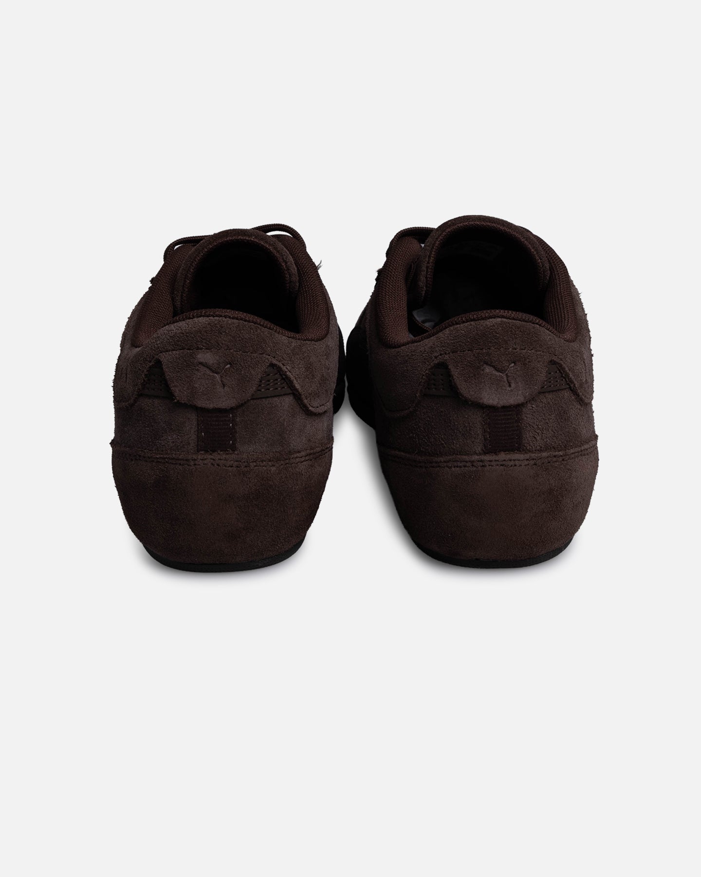 Women's Suede Low-Top Casual Shoes - Chocolate