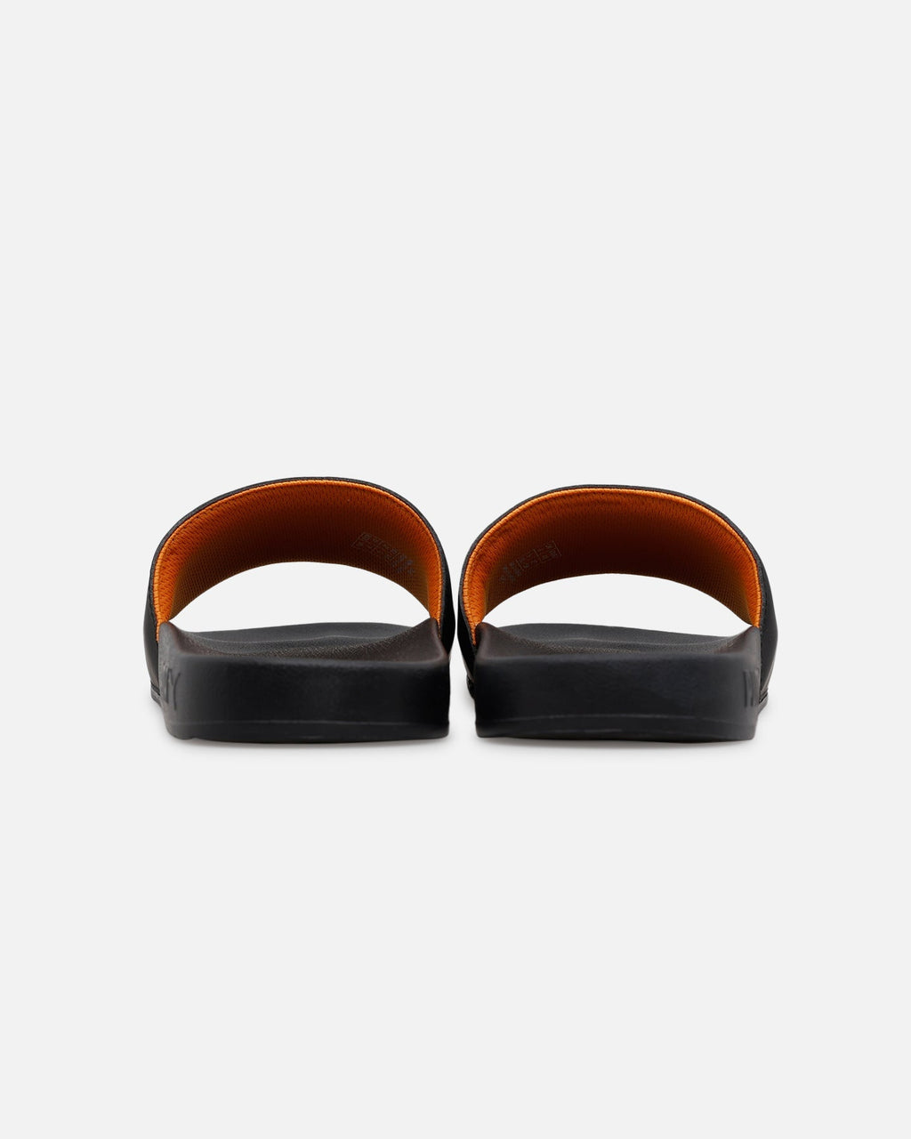 Casual Comfort Slides - Black/Orange