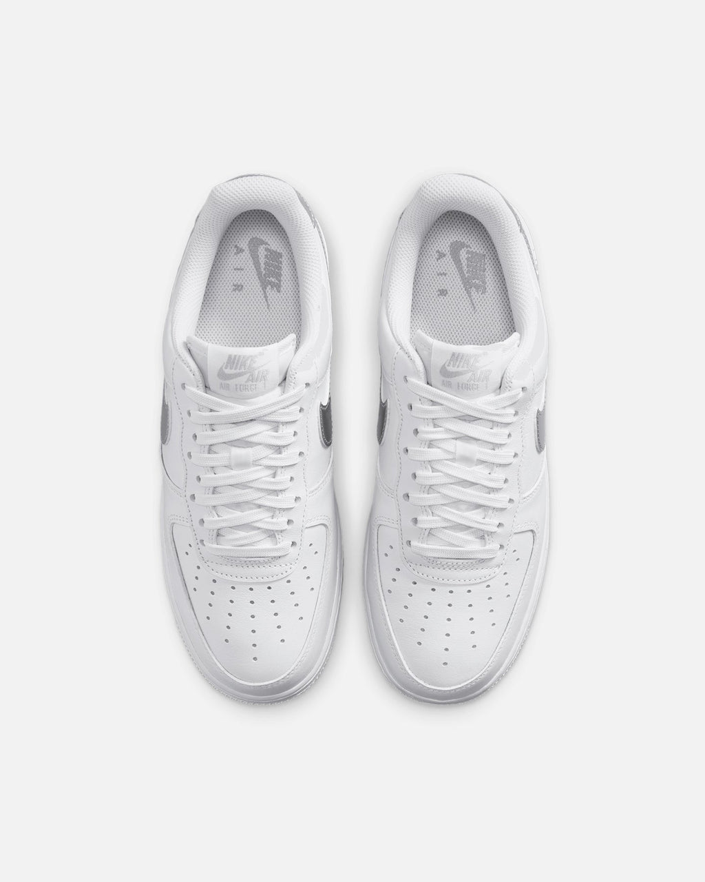 Women's Low-Top Casual Sneakers - White/Metallic