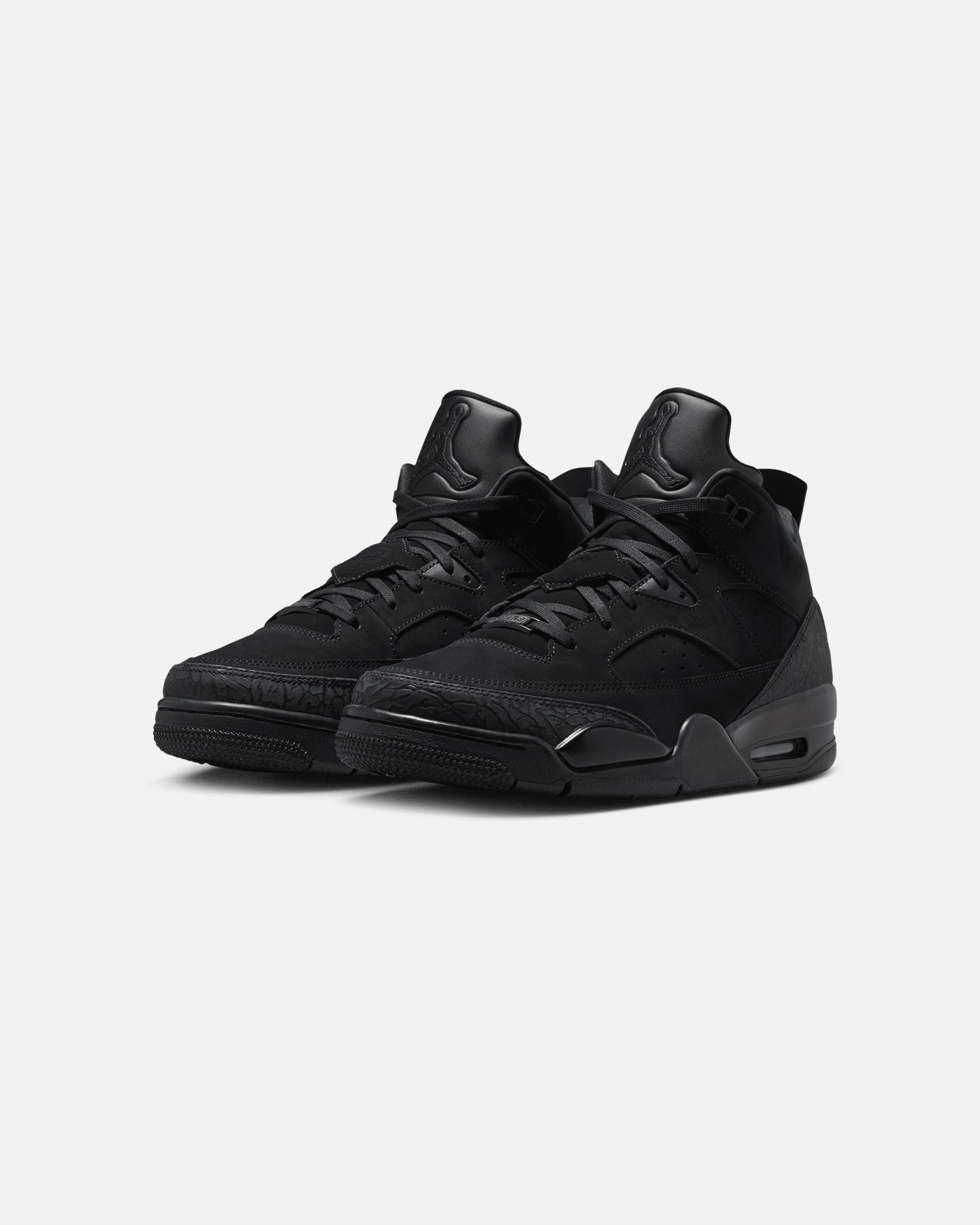 Men's Low-Cut Sport Shoes with Air Cushioning - Black