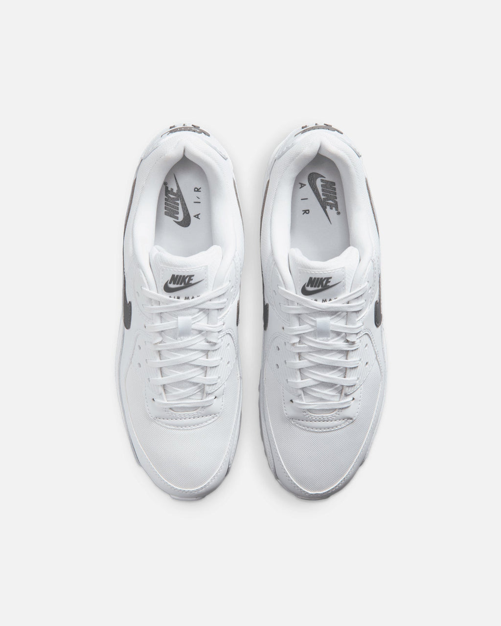 White & Grey Low-Cut Casual Athletic Footwear