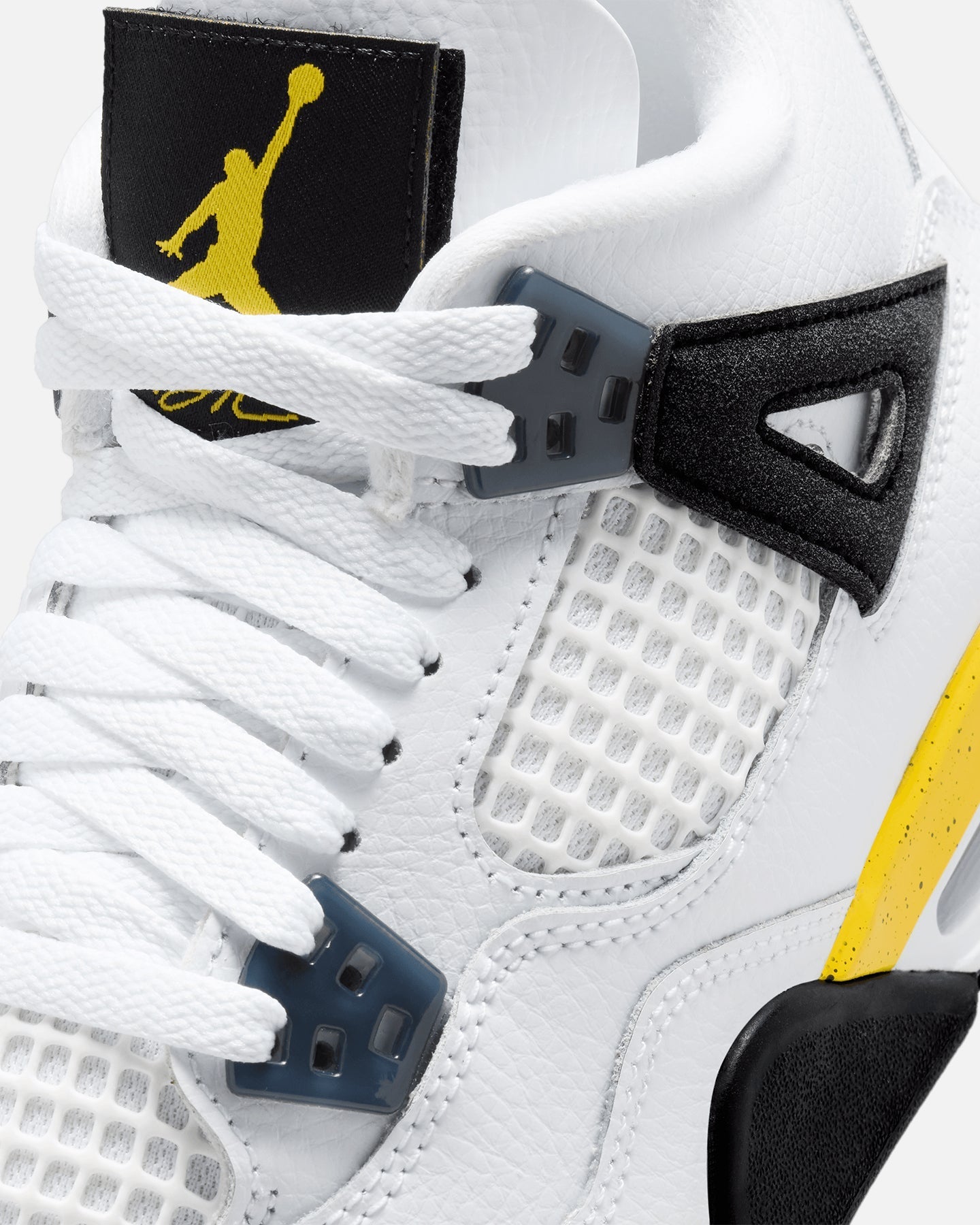 Kids' Mid-Cut Casual Sport Shoe - White & Yellow