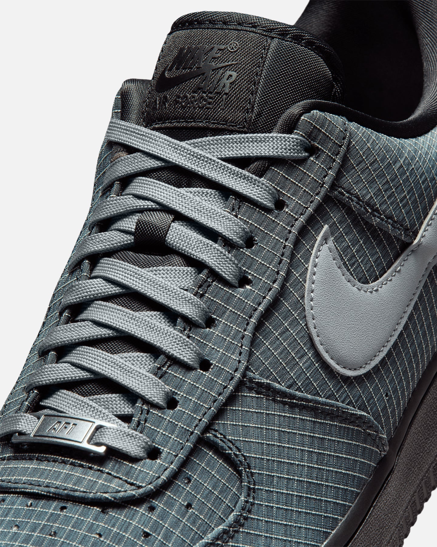 Rugged Low-Top Textile Sneaker - Black/Smoke Grey