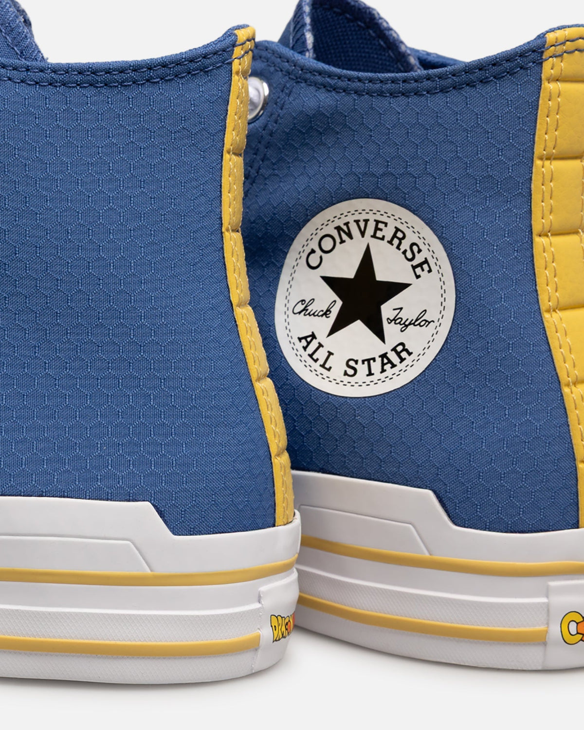 Men's Blue High-Top Canvas Sneakers