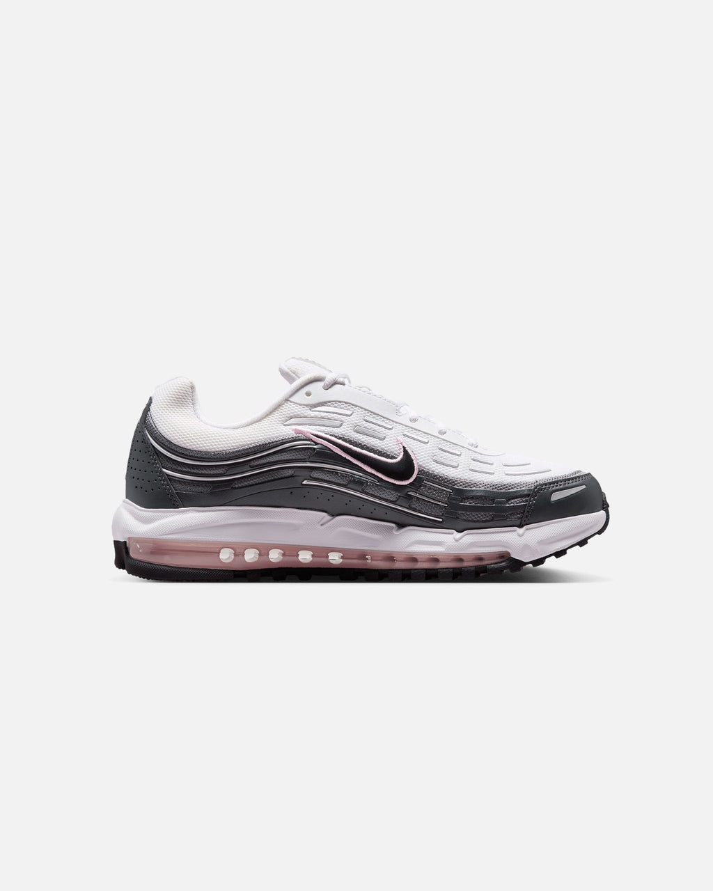 White & Black Low-Cut Cushioned Sport Shoes