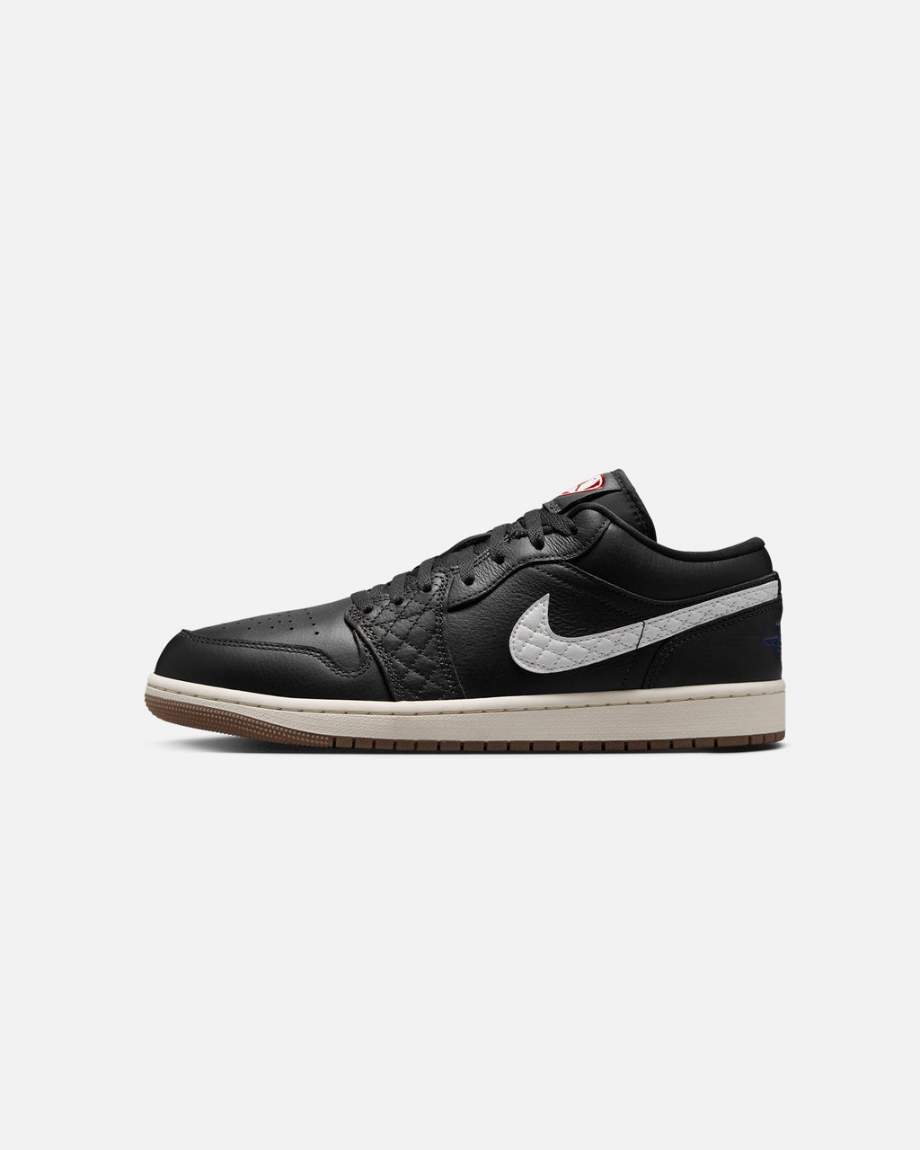 Low-Cut Casual Leather Sneakers - Off Noir