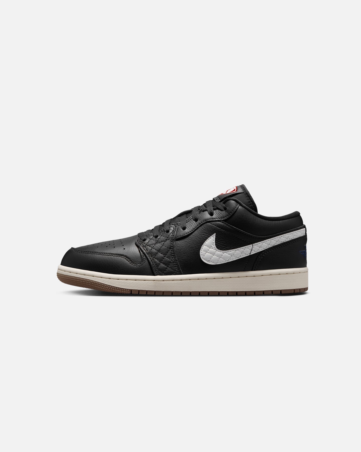 Low-Cut Casual Leather Sneakers - Off Noir