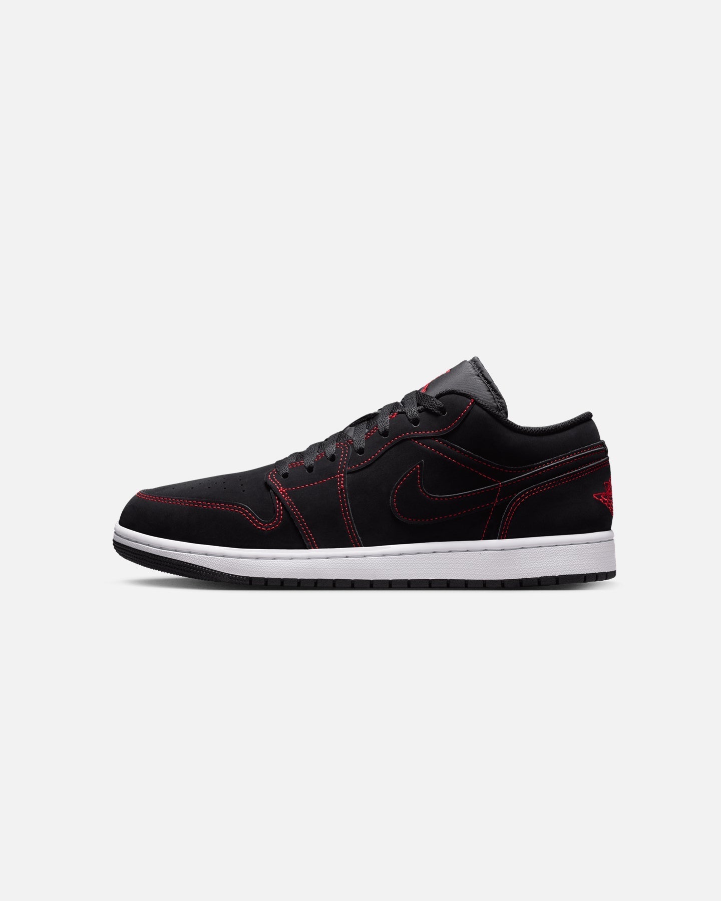 Men's Low-Cut Casual Shoes - Black/University Red