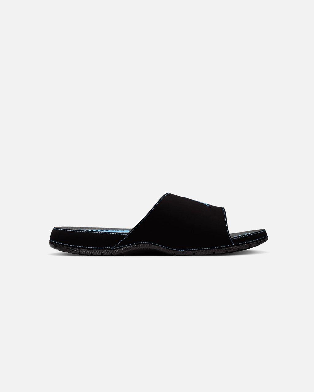 Men's Cushioned Sport Slide Sandals - Black/Blue