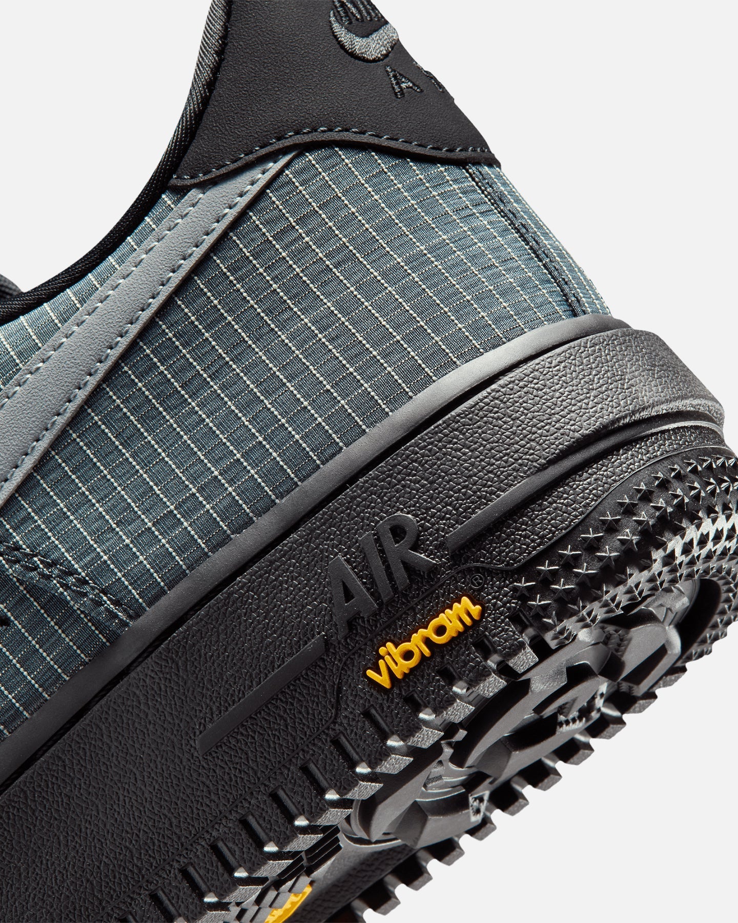 Rugged Low-Top Textile Sneaker - Black/Smoke Grey