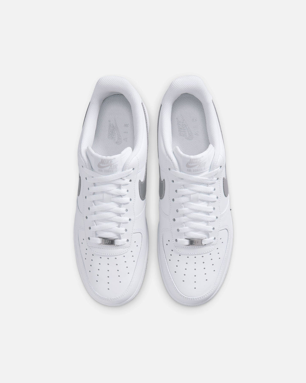 Low-Cut Casual Athletic Shoe - White/Metallic