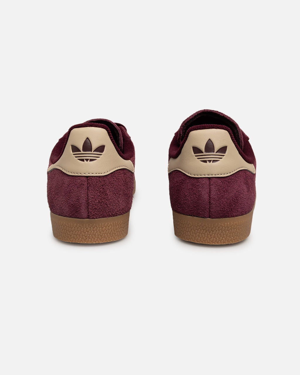 Maroon Suede Low-Top Casual Sneakers