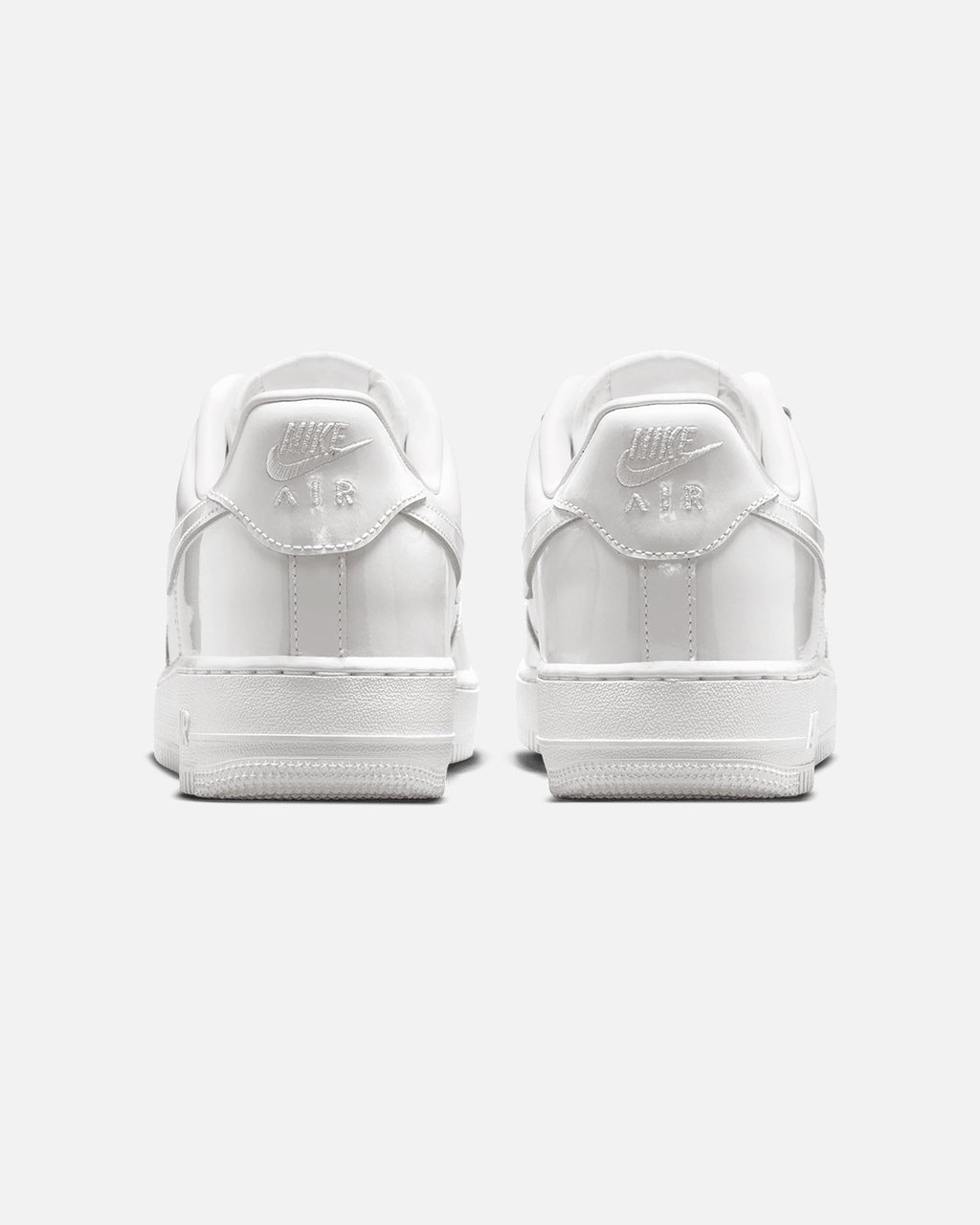 Classic White Patent Leather Low-Top Shoes