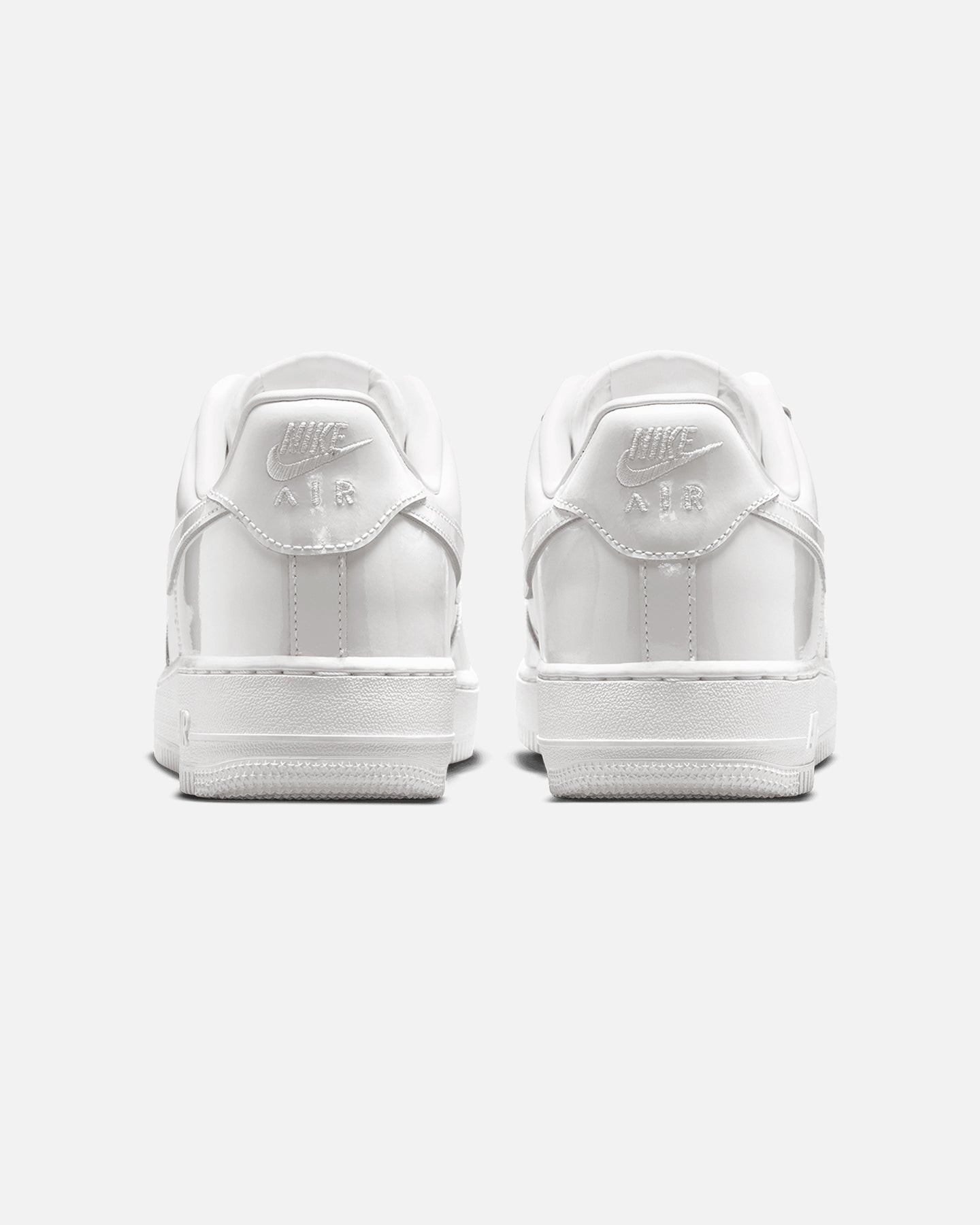 Classic White Patent Leather Low-Top Shoes