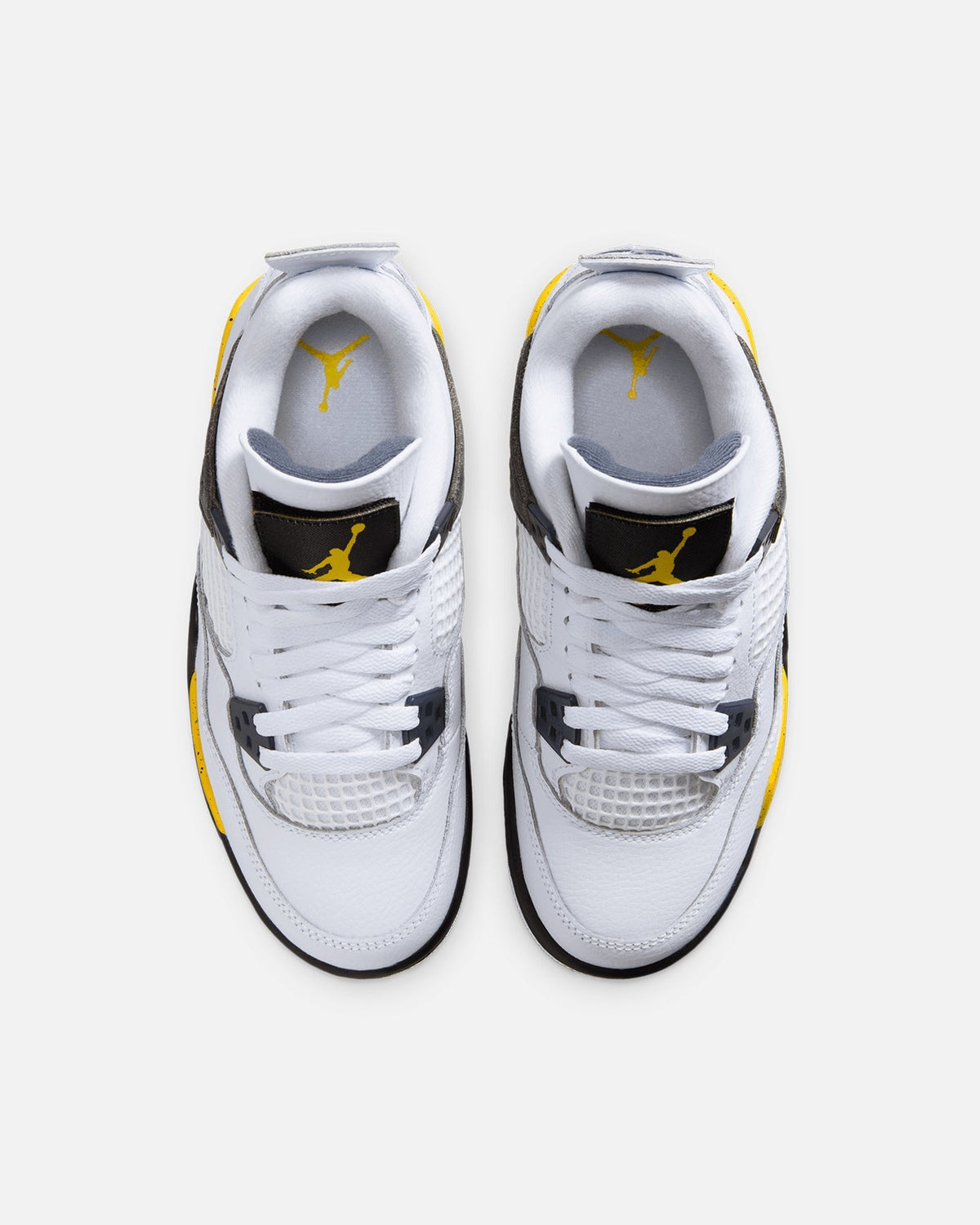 Kids' Mid-Cut Casual Sport Shoe - White & Yellow