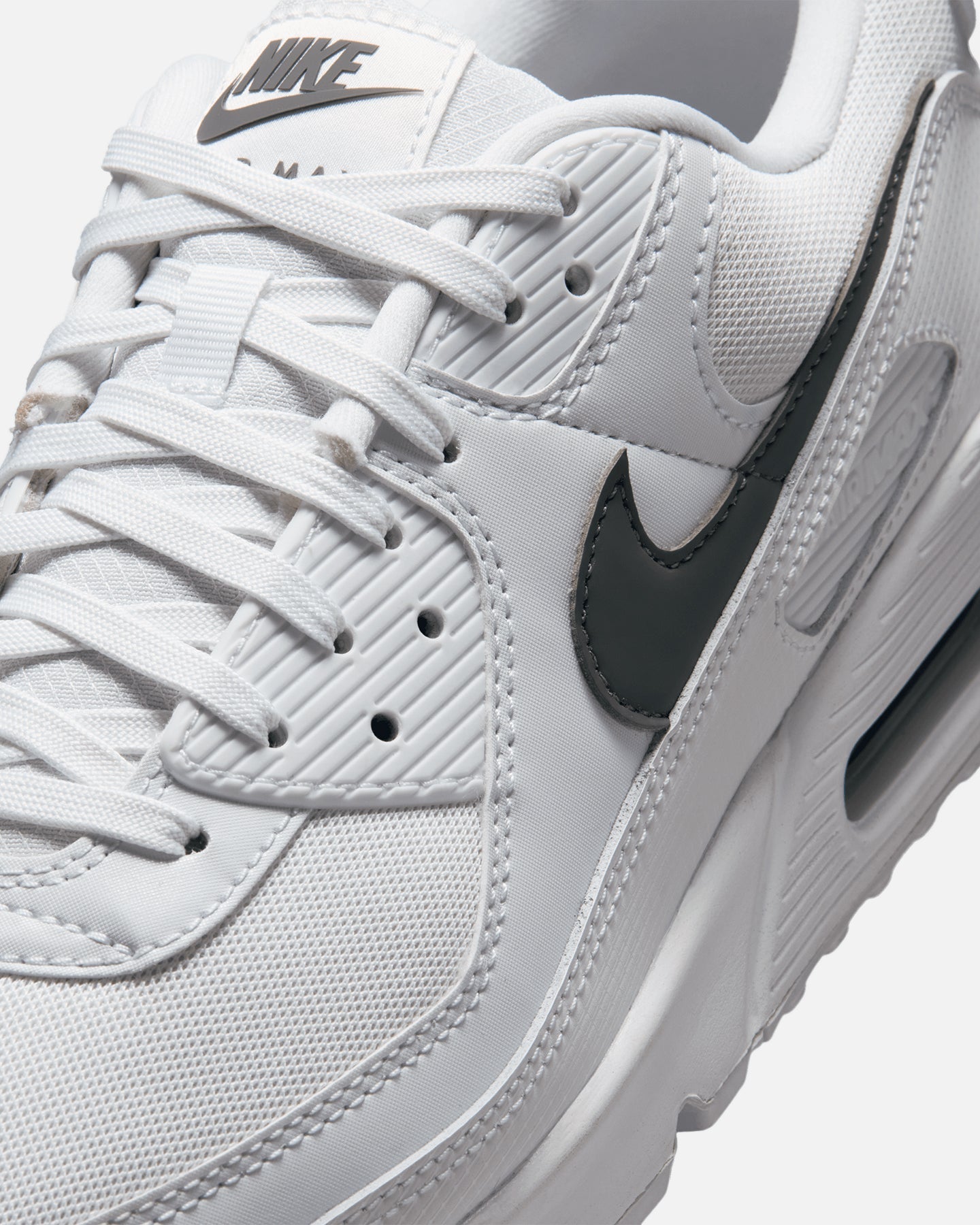 White & Grey Low-Cut Casual Athletic Footwear