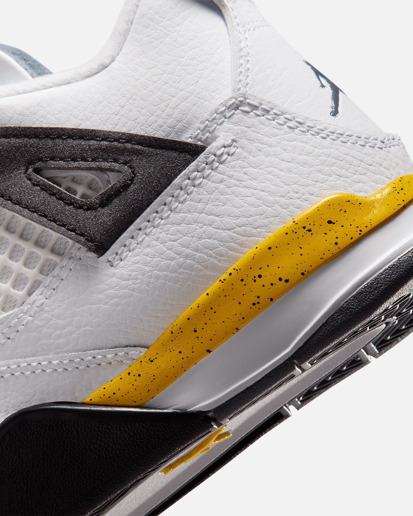 Kids' Athletic Mid-Cut Shoes - White & Tour Yellow