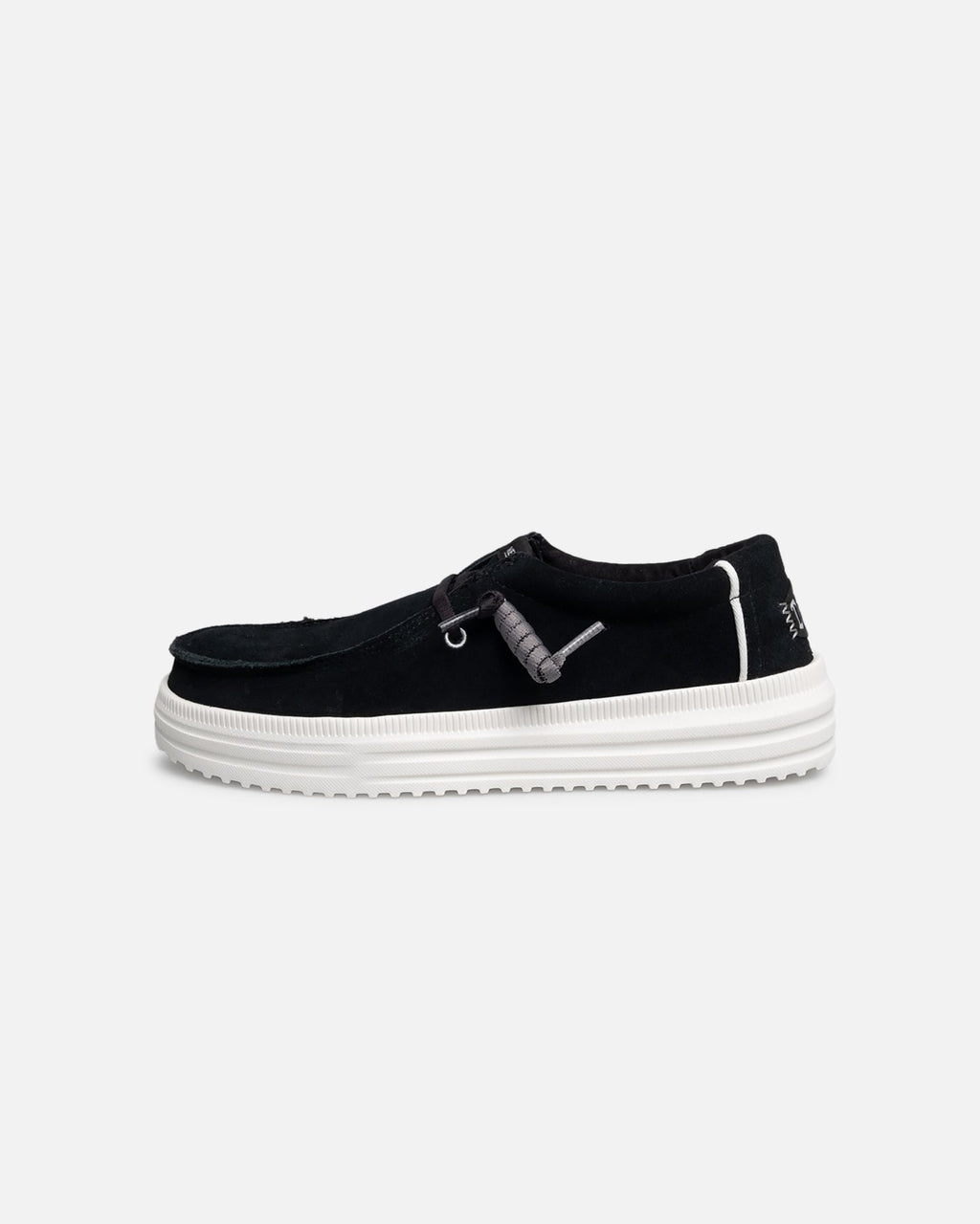 Men's Suede Casual Slip-On Shoes - Black