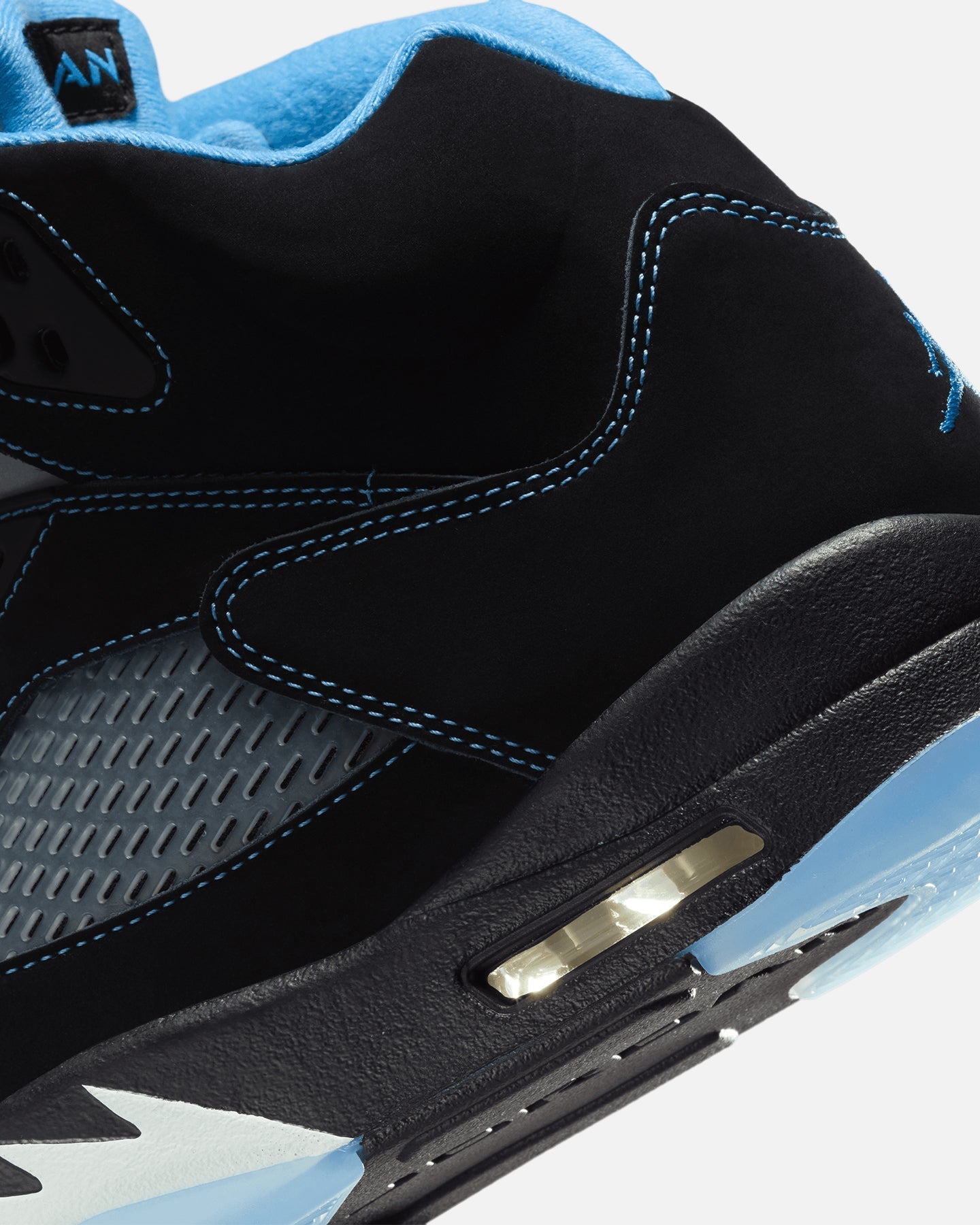 Men's High-Top Athletic Sneakers - Black/Blue