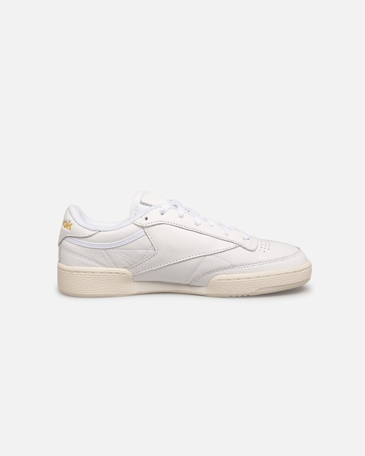 Classic White Low-Top Leather Casual Sneakers