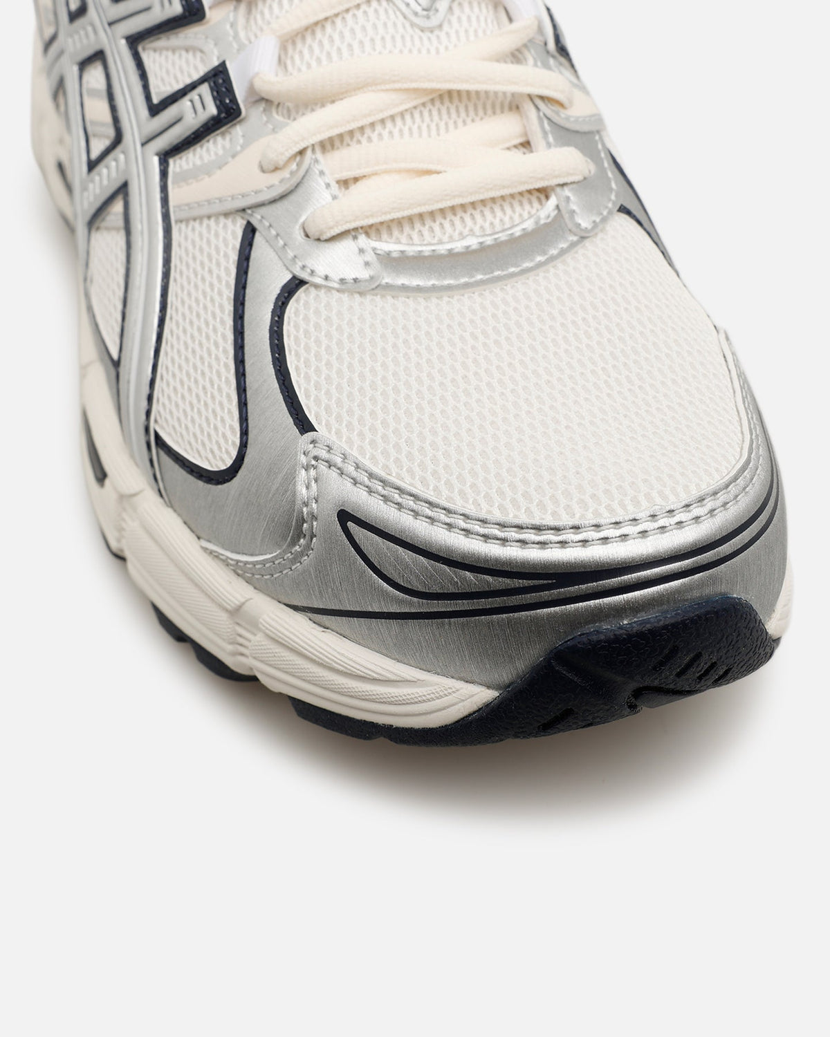 Men's Athletic Lace-Up Sneakers - White/Silver