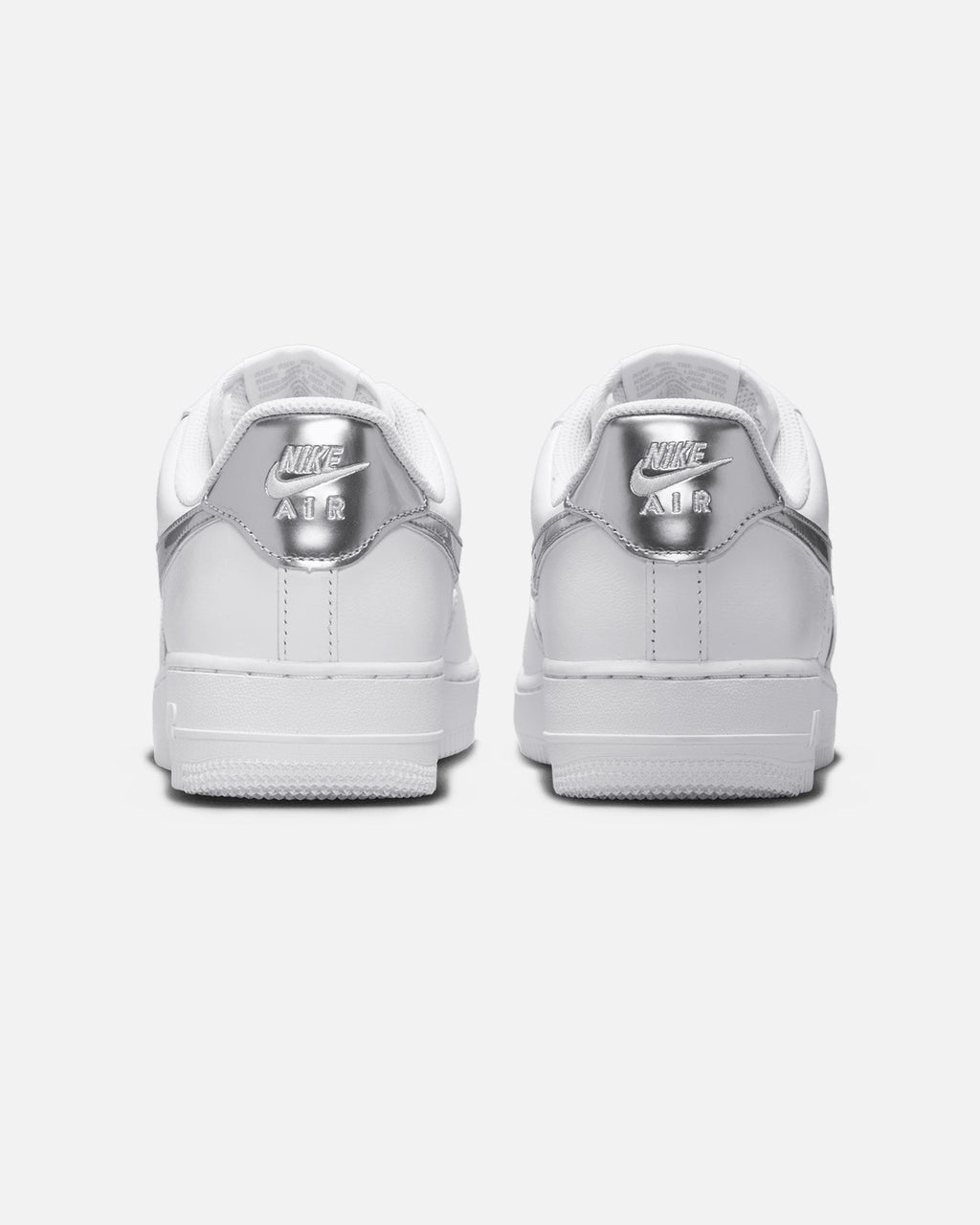 Women's Low-Top Casual Sneakers - White/Metallic