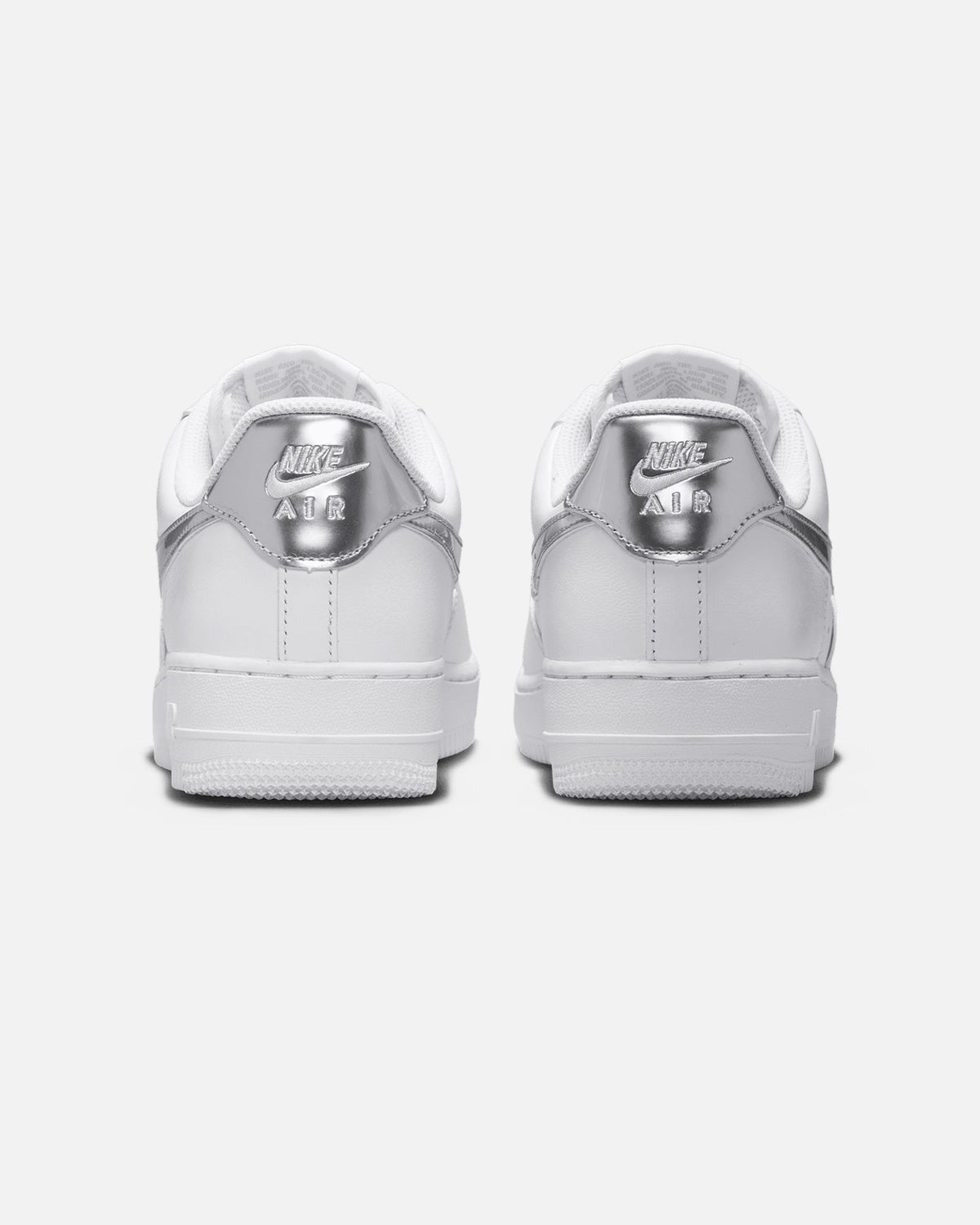 Women's Low-Top Casual Sneakers - White/Metallic