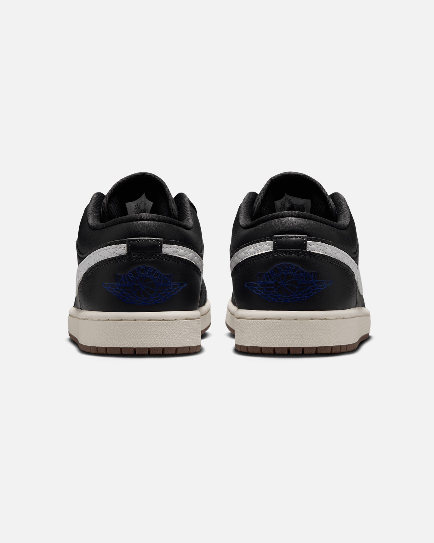 Low-Cut Casual Leather Sneakers - Off Noir