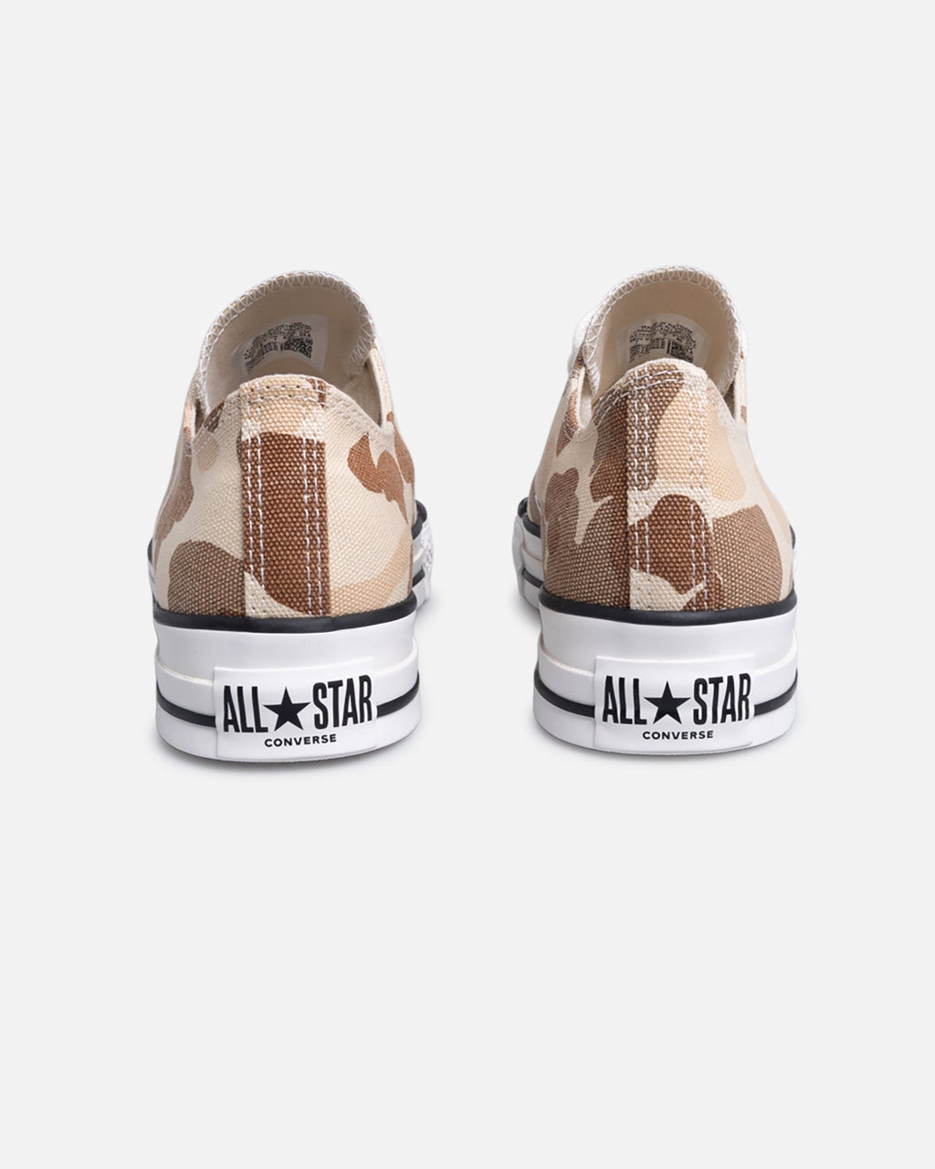 Classic Low-Cut Canvas Shoes - Brown Camo