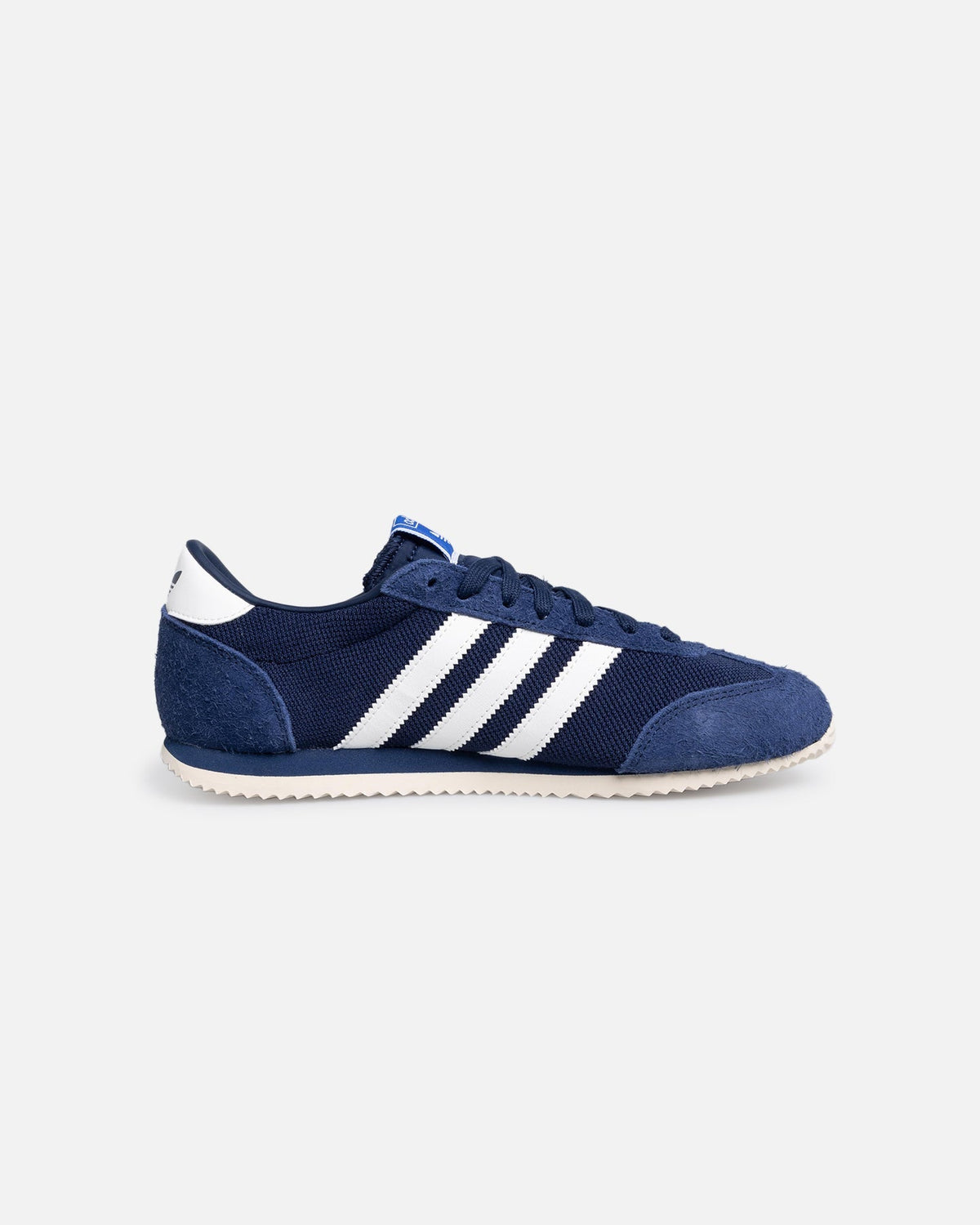 Retro-Inspired Low-Cut Sneakers - Indigo & White