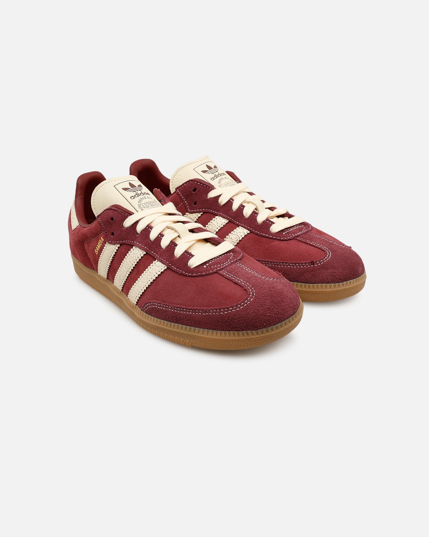 Red Low-Cut Leather Casual Sport Shoes