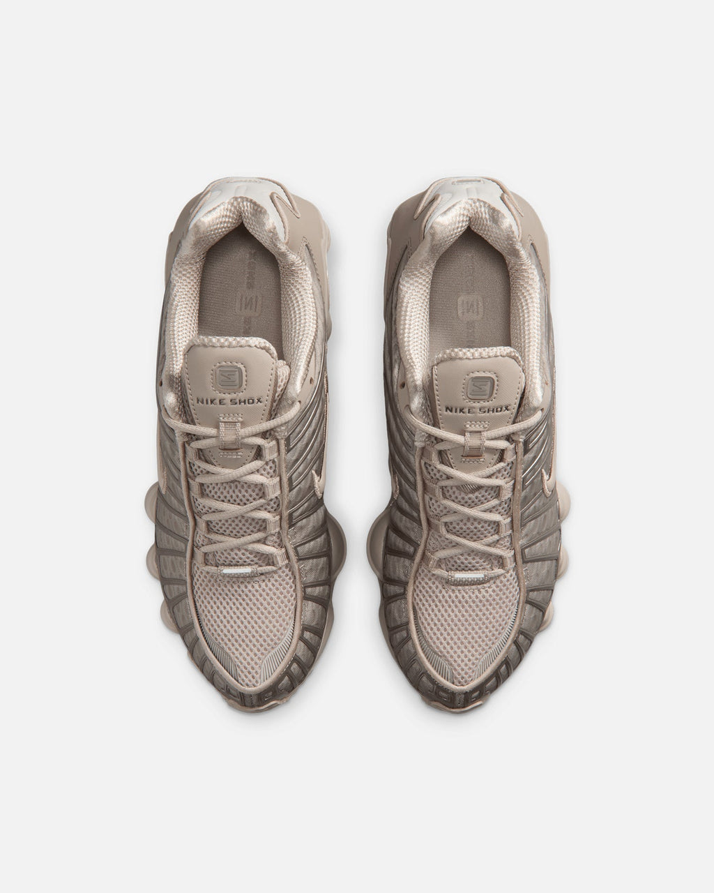 Women's Cream Athletic Footwear with Responsive Cushioning