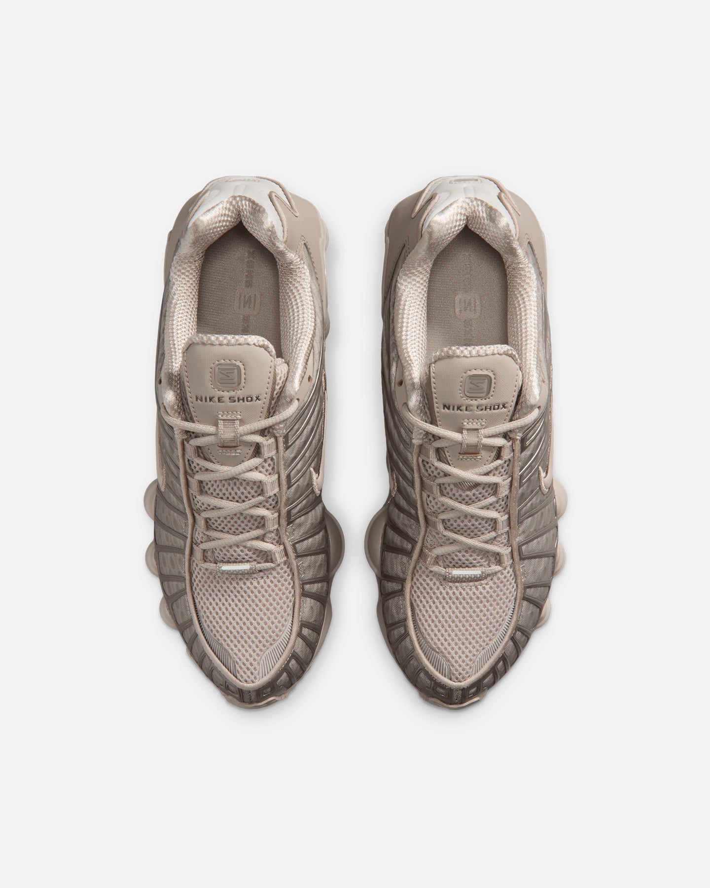 Women's Cream Athletic Footwear with Responsive Cushioning