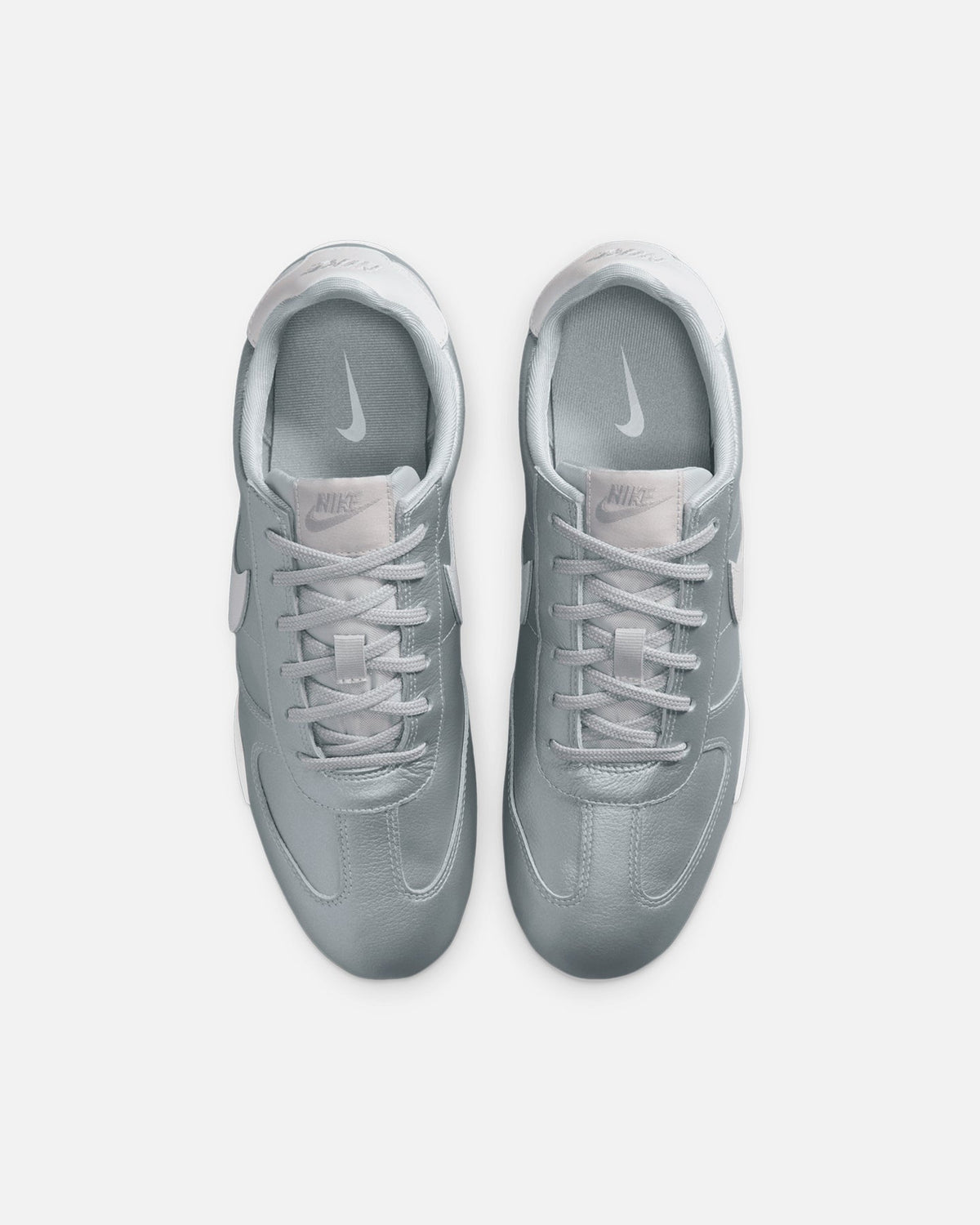 Women's Silver Casual Low-Top Trainers