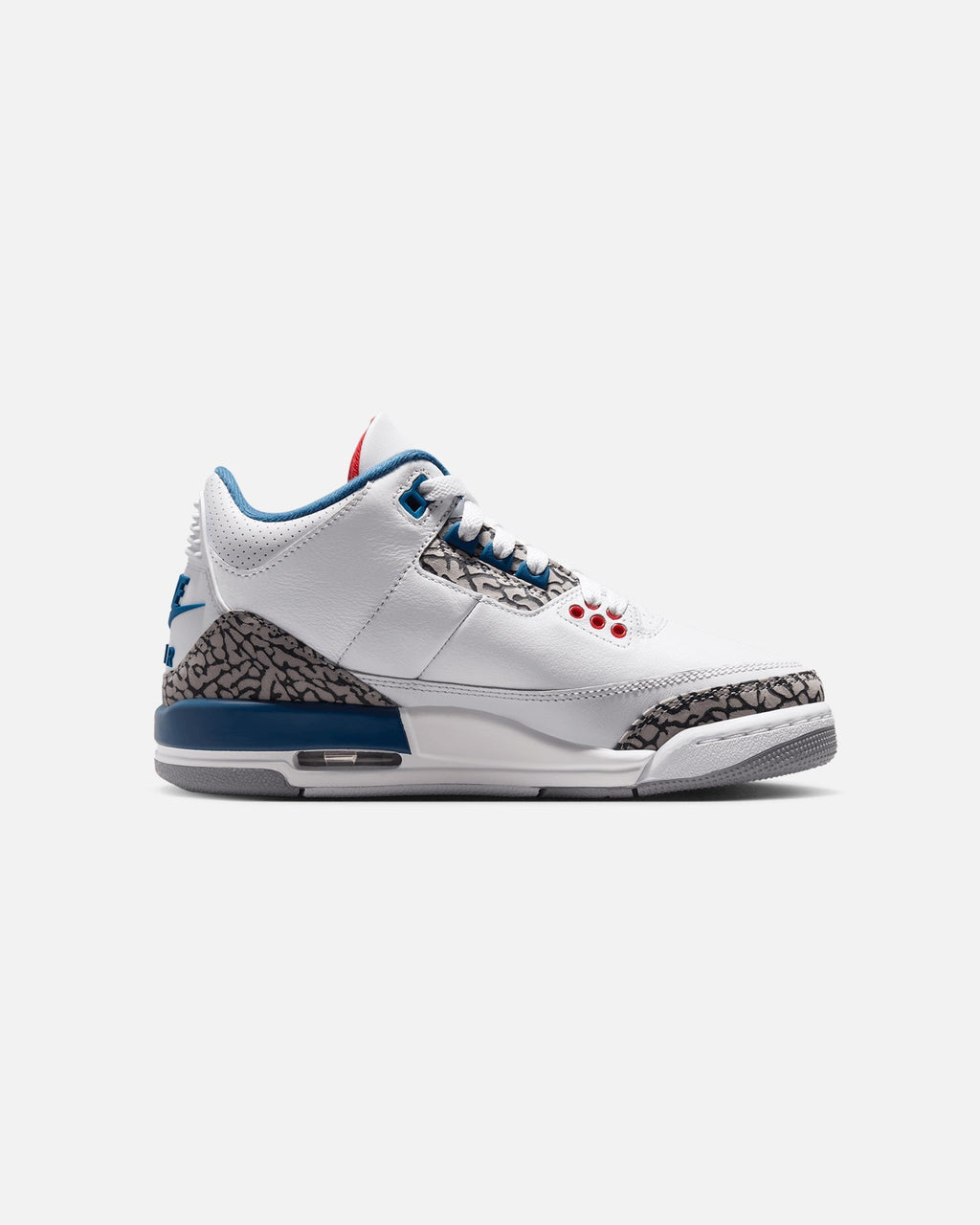 Kids' Mid-Cut Lifestyle Shoes - White/Red/Blue